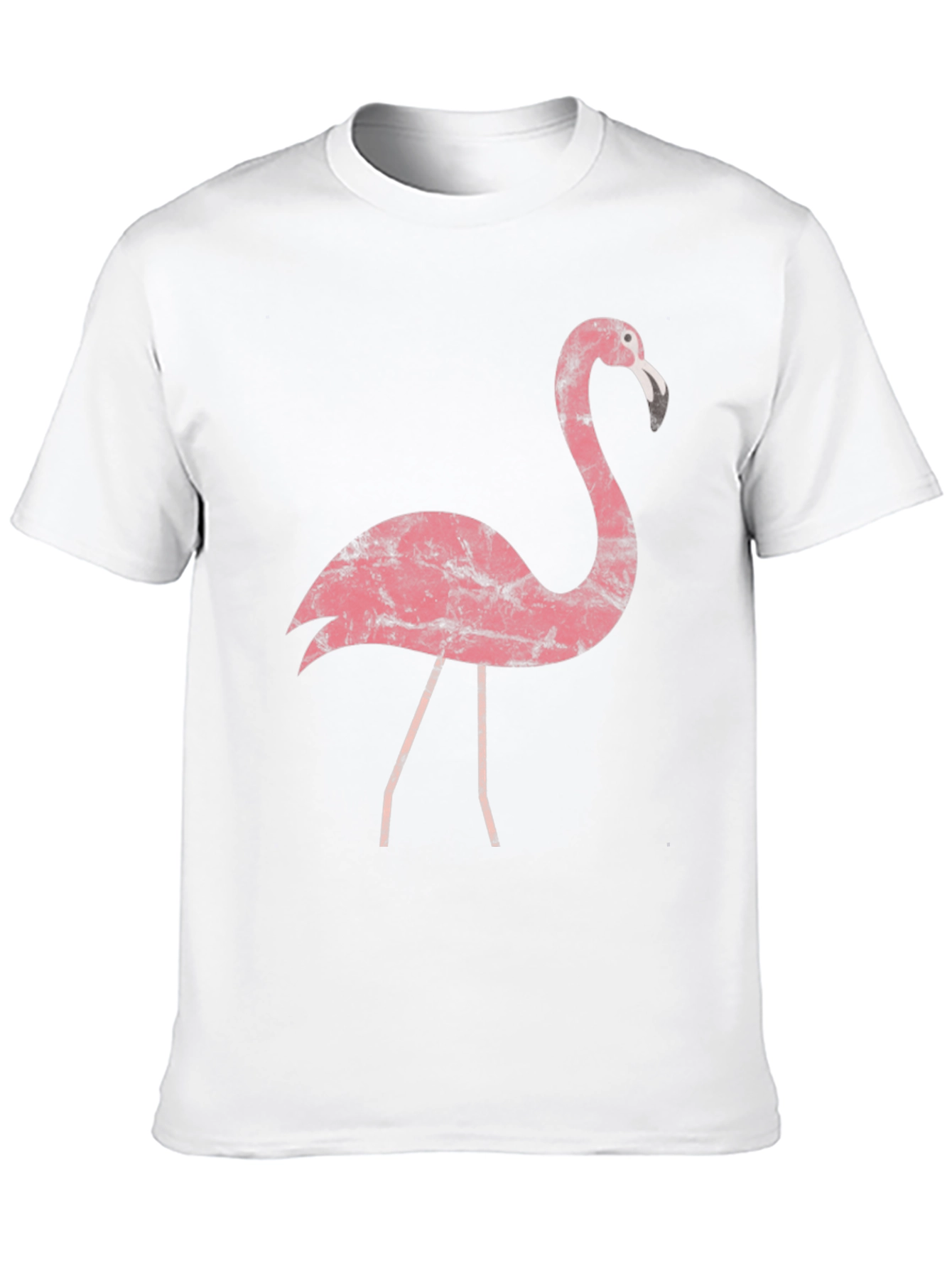 Pink Flamingo Graphic Tee - Trendy Casual Top