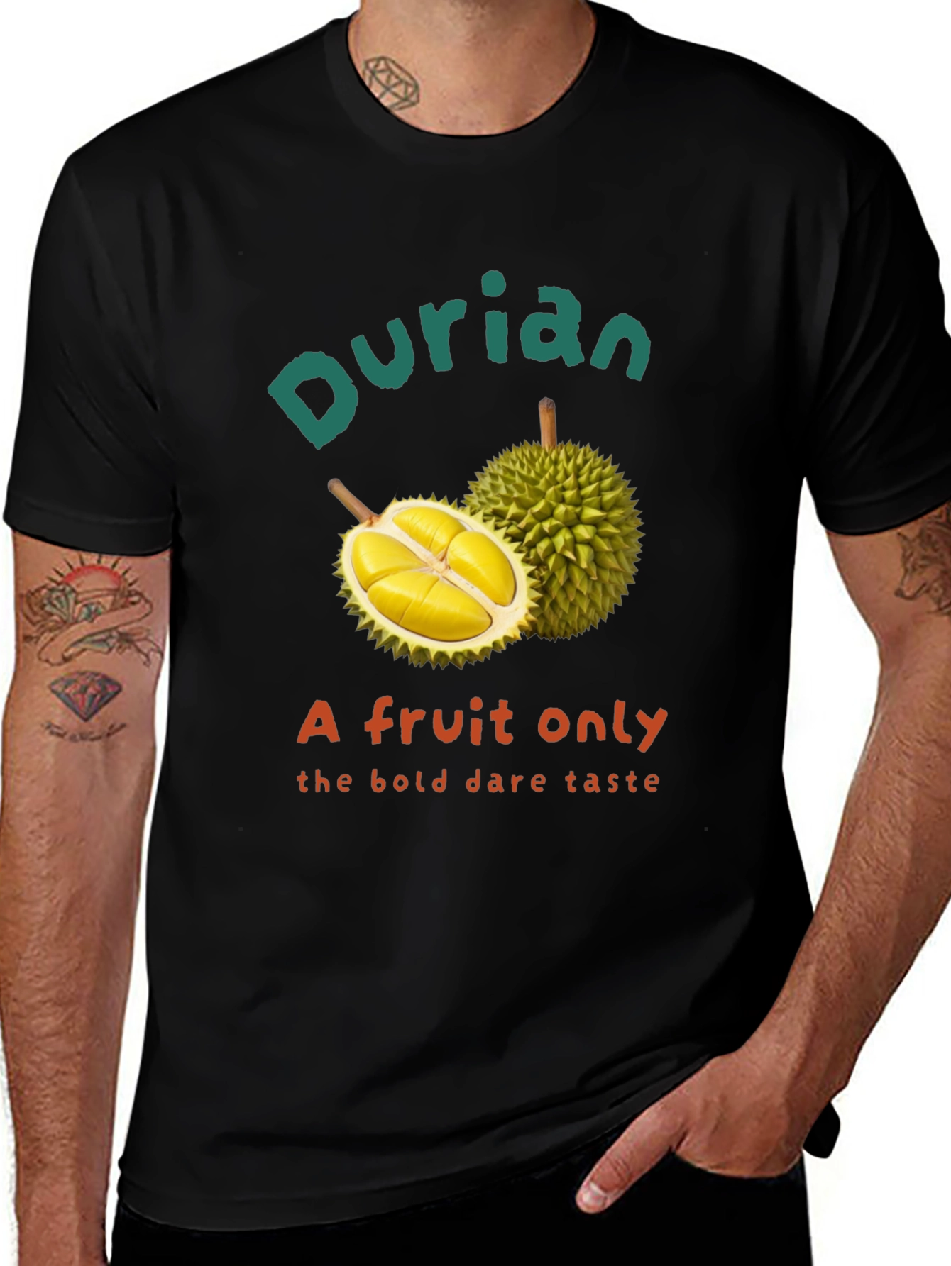 Durian Fruit Novelty Graphic T-Shirt