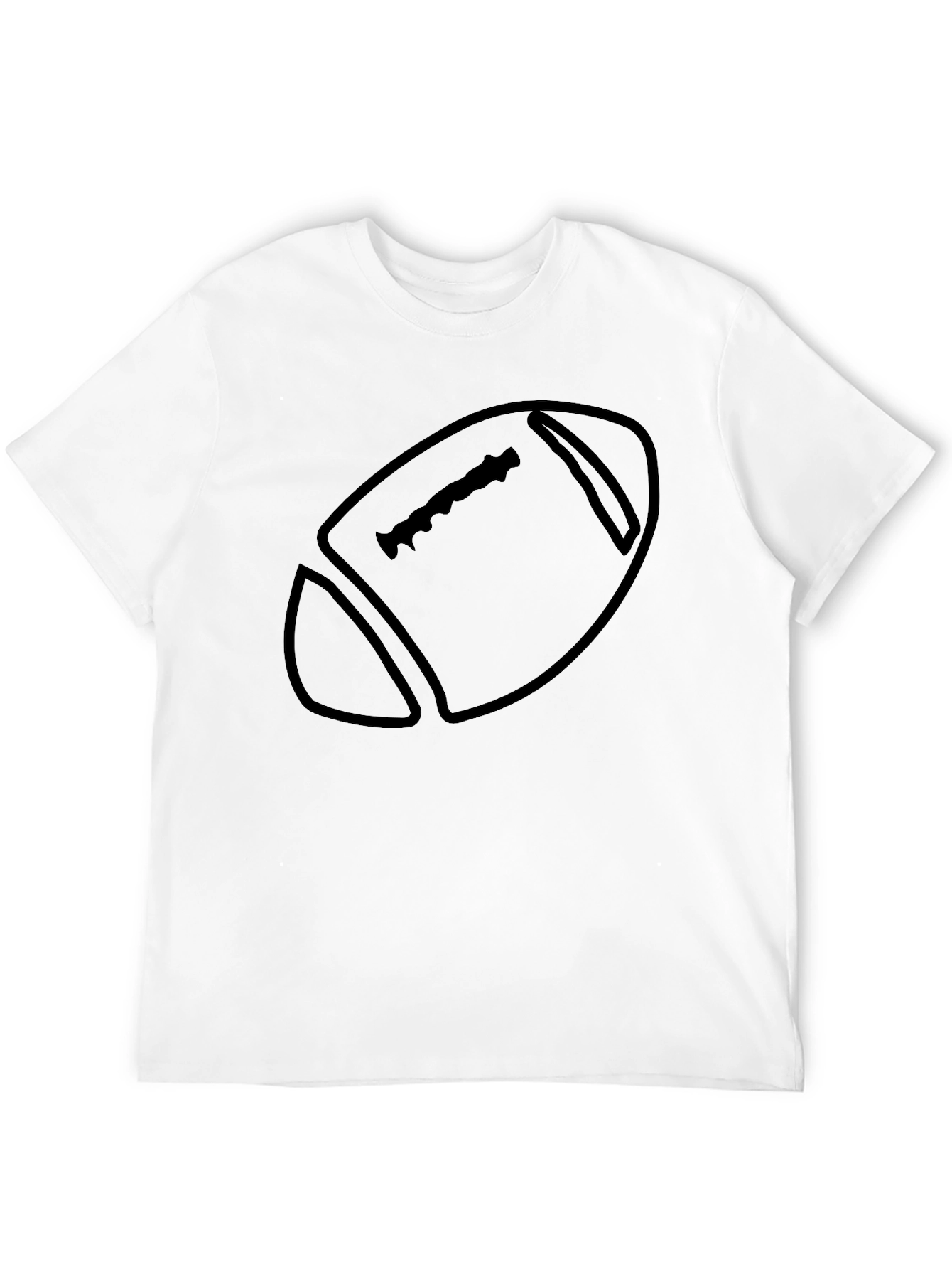 Football Graphic Tee - Mens Black T-Shirt