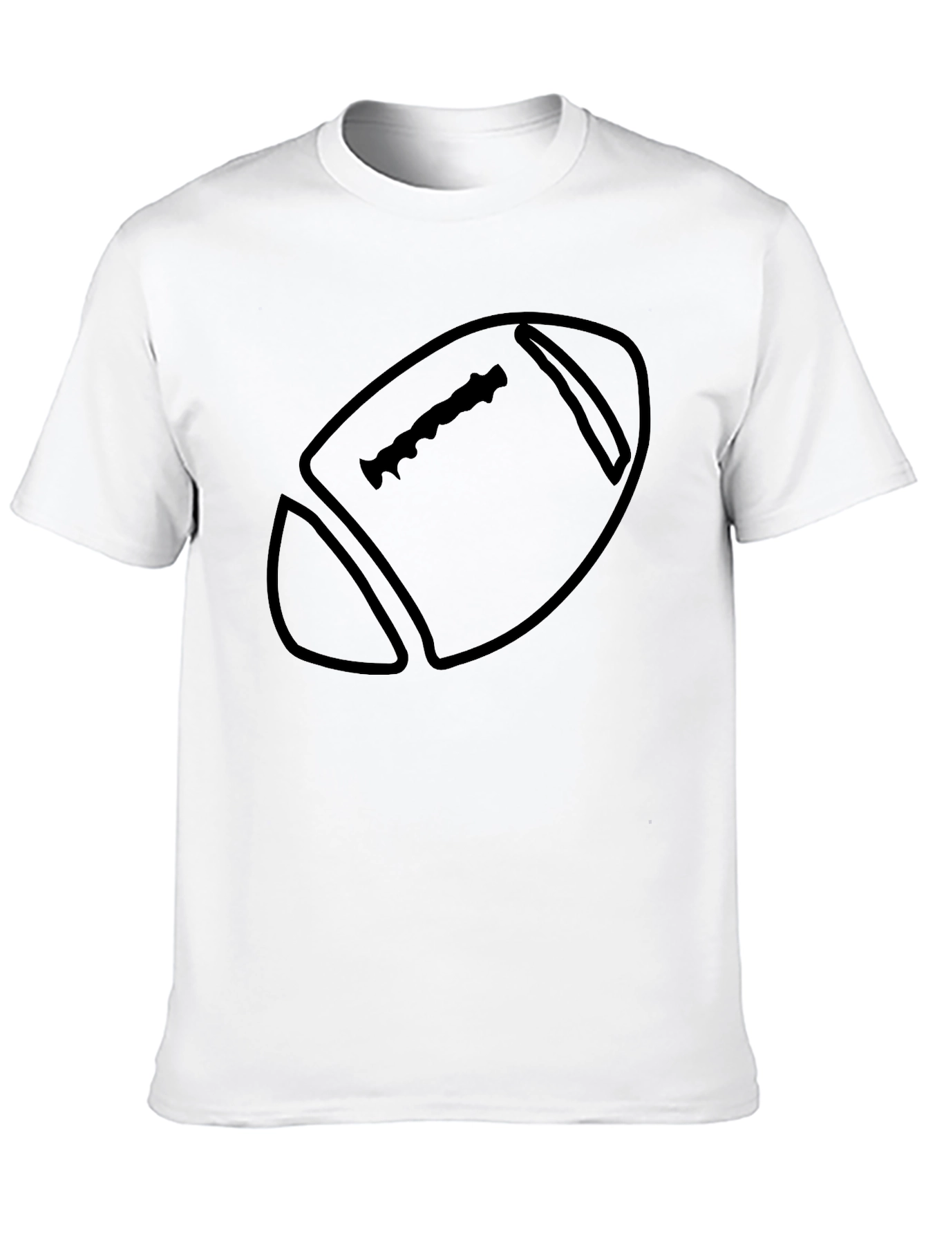 Football Graphic Tee - Mens Black T-Shirt