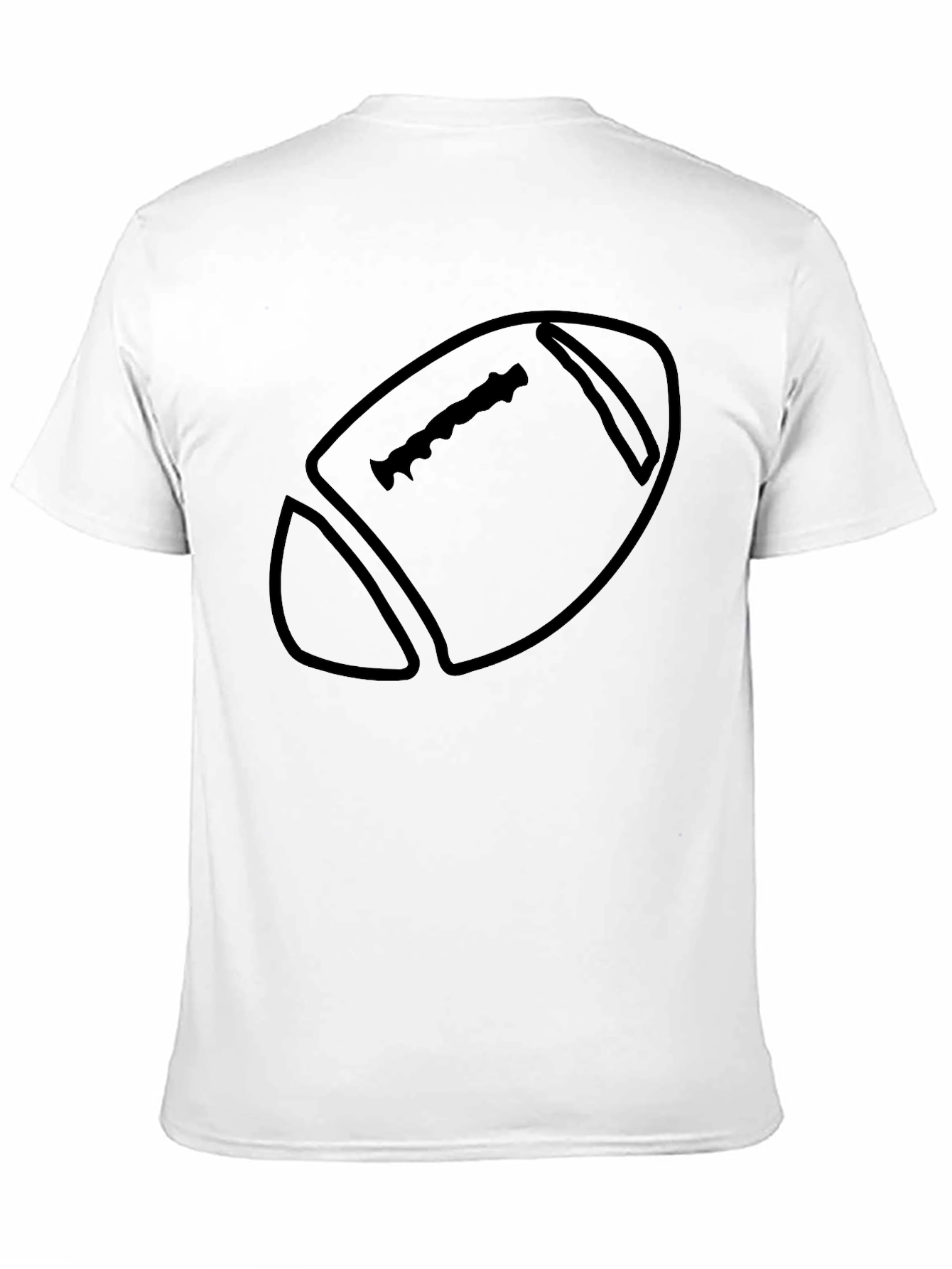 Football Graphic Tee - Mens Black T-Shirt
