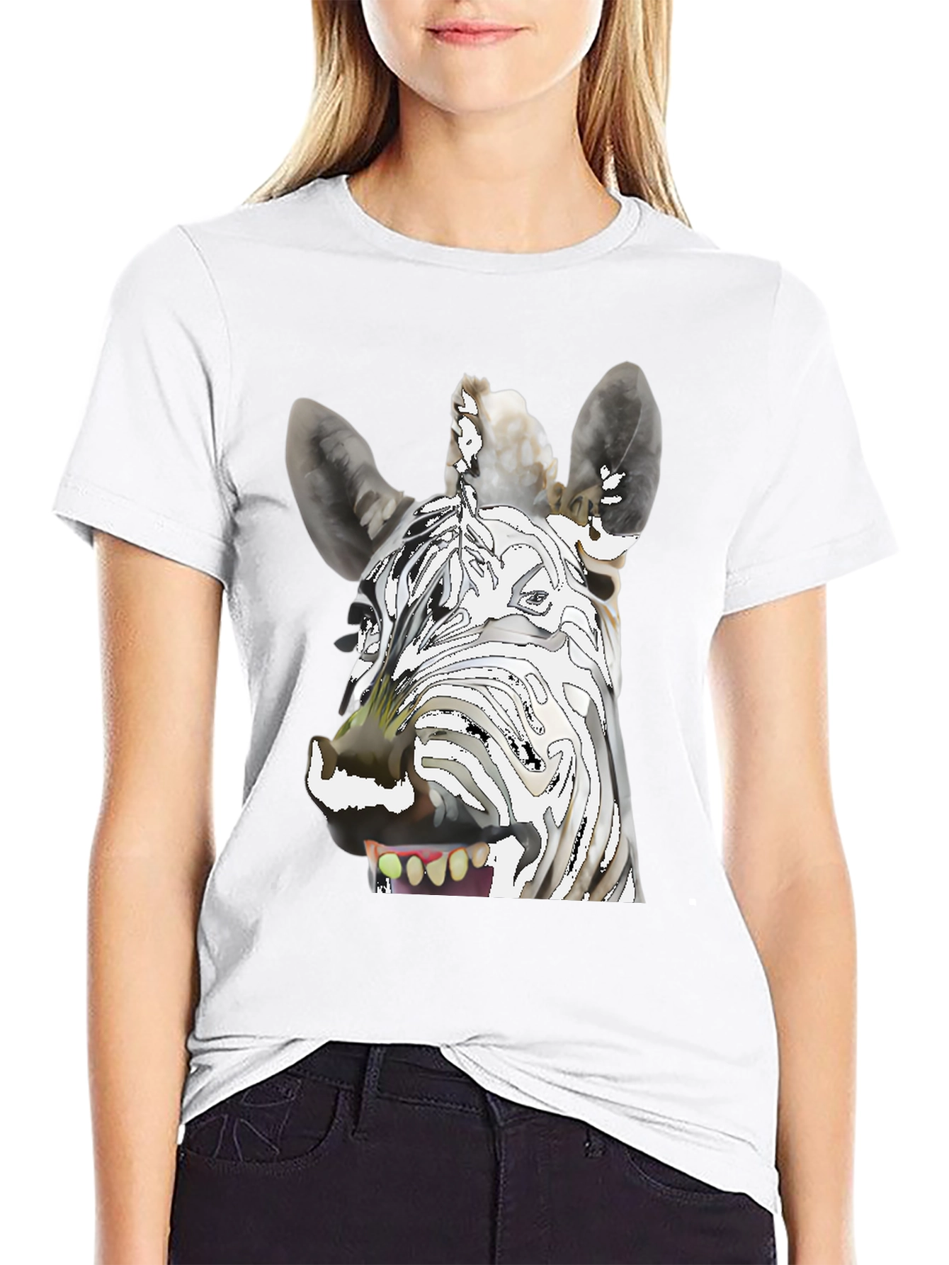 Zebra Graphic T-Shirt - Unique & Fun Design