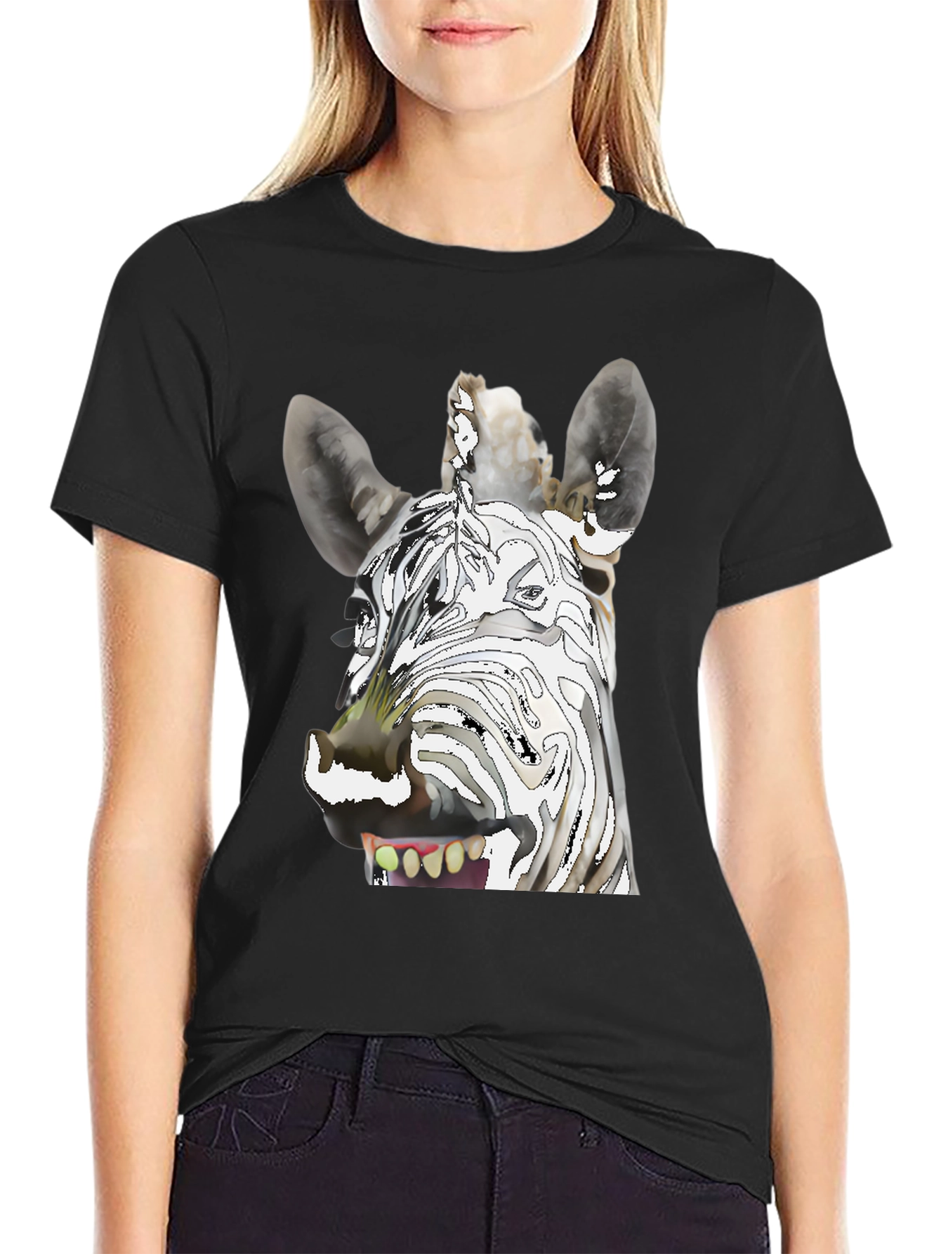 Zebra Graphic T-Shirt - Unique & Fun Design