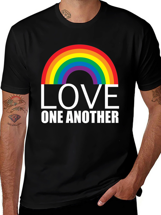 Love One Another Rainbow Graphic Tee
