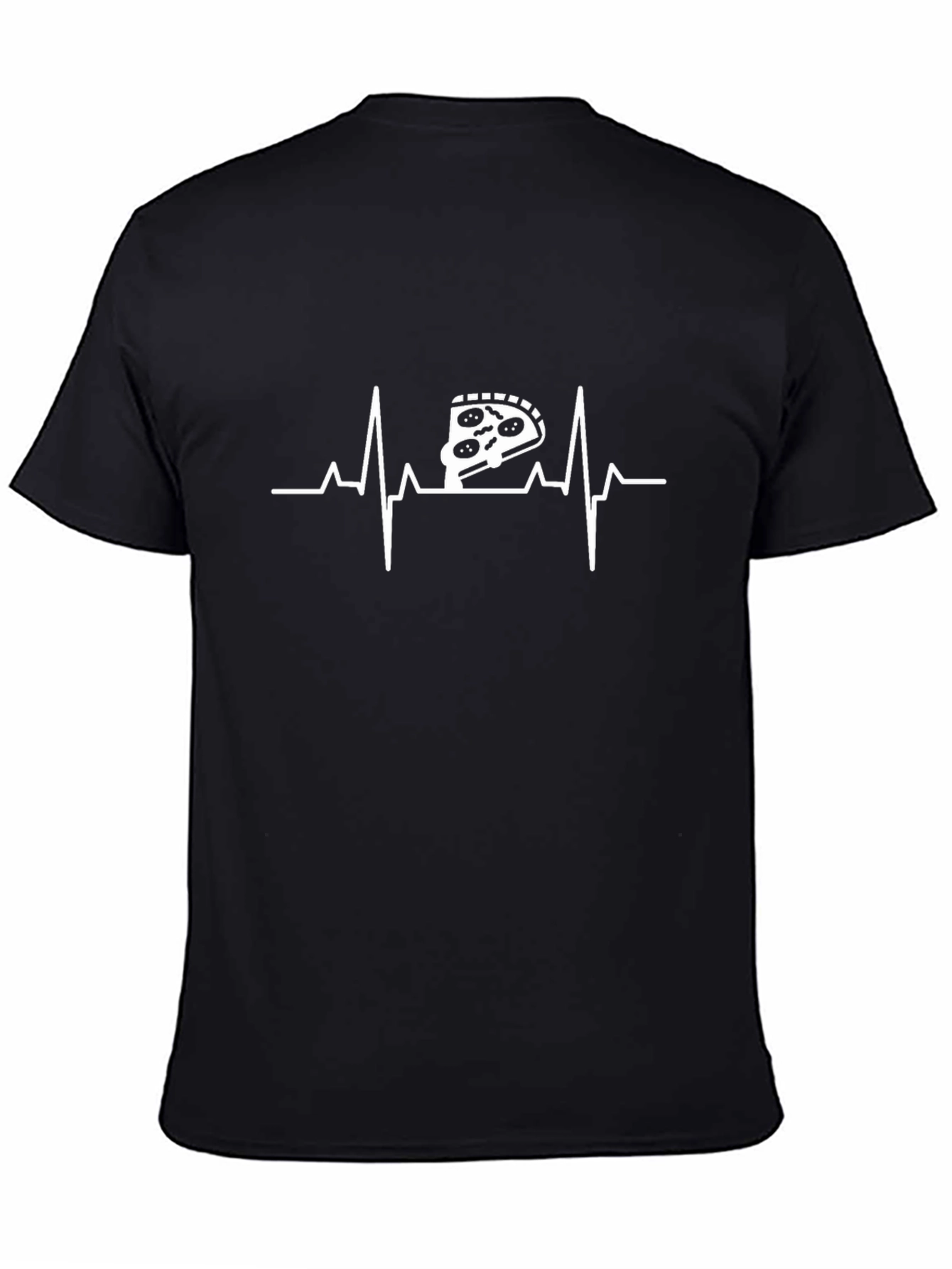 Pizza Heartbeat T-Shirt - Foodie Graphic Tee