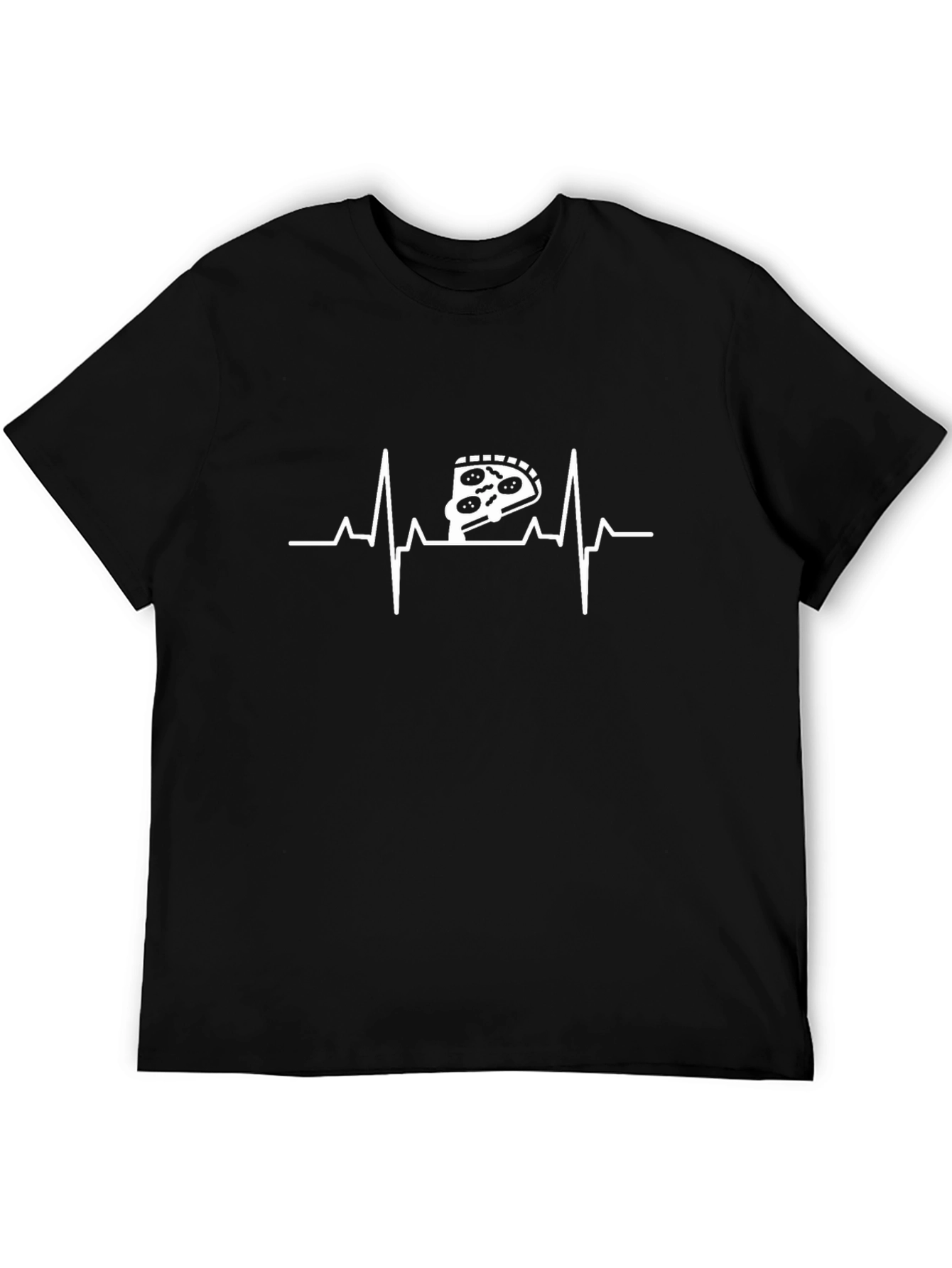 Pizza Heartbeat T-Shirt - Foodie Graphic Tee