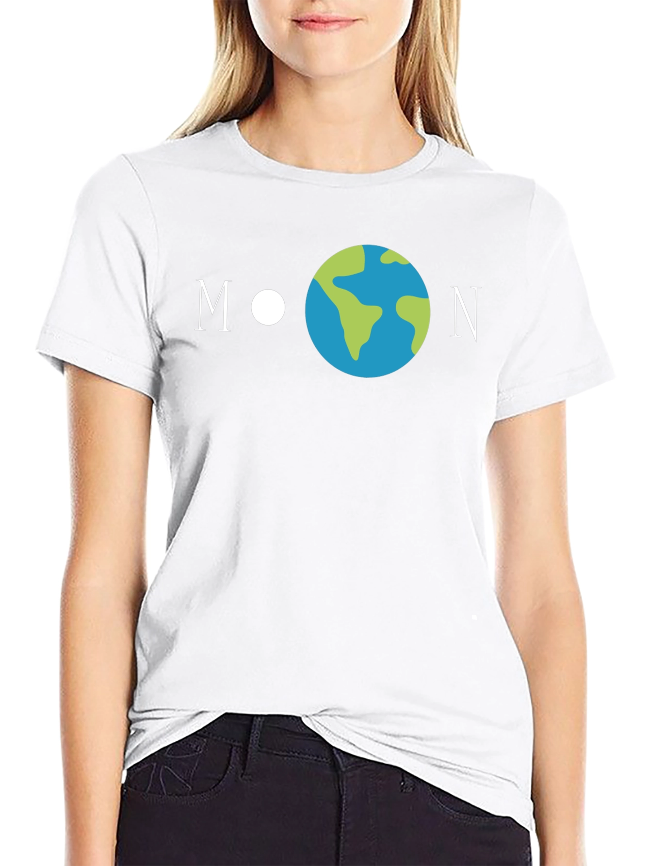 Earth Moon Graphic T-Shirt - Planet Lover Tee