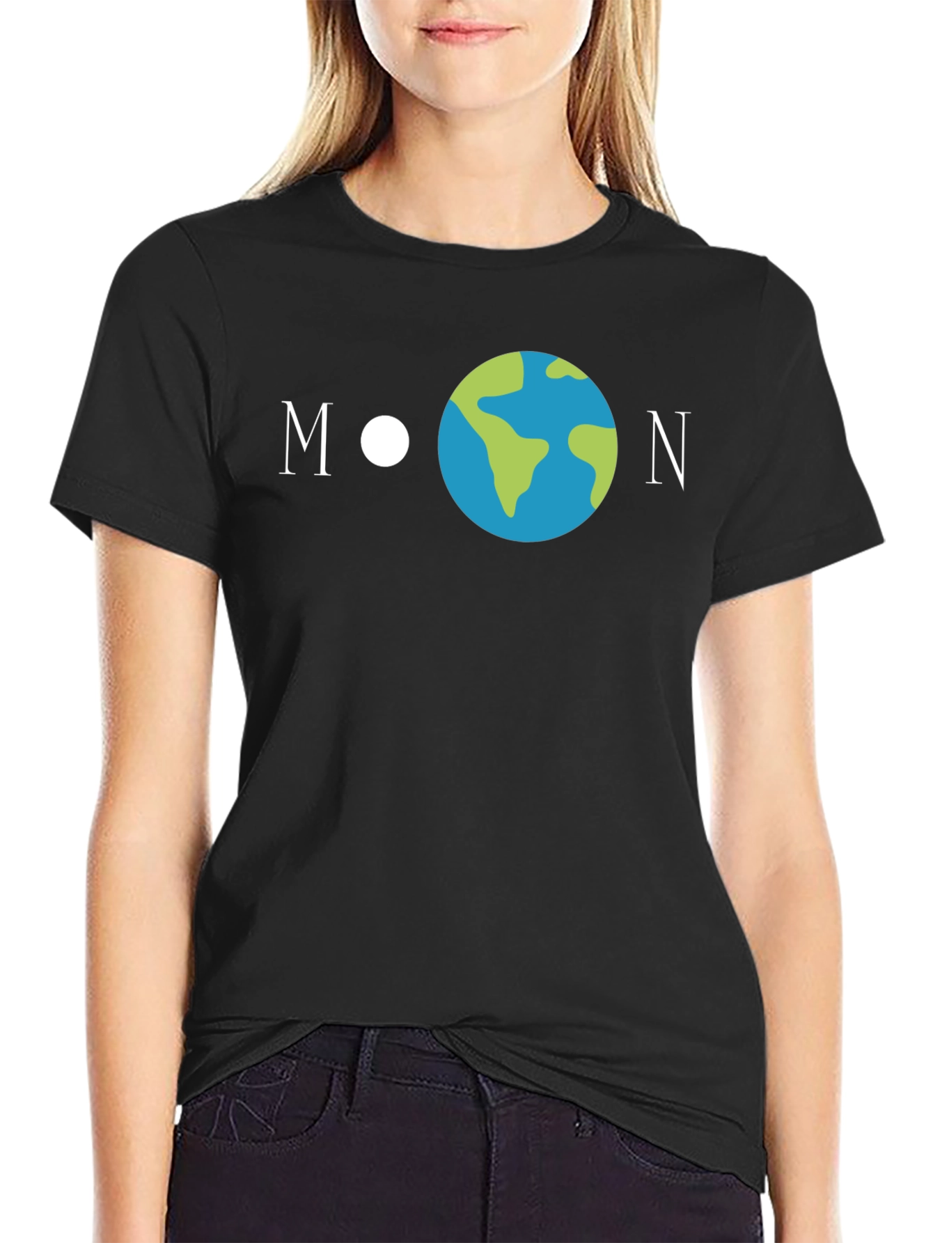 Earth Moon Graphic T-Shirt - Planet Lover Tee