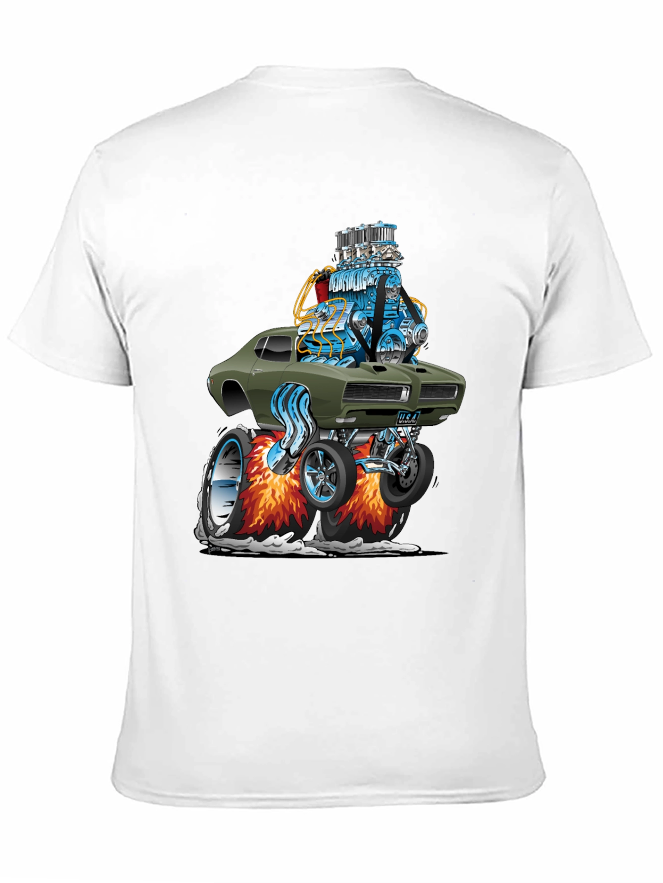 Muscle Car Cartoon T-Shirt