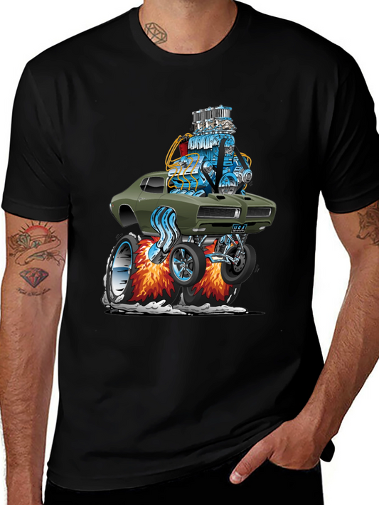 Muscle Car Cartoon T-Shirt