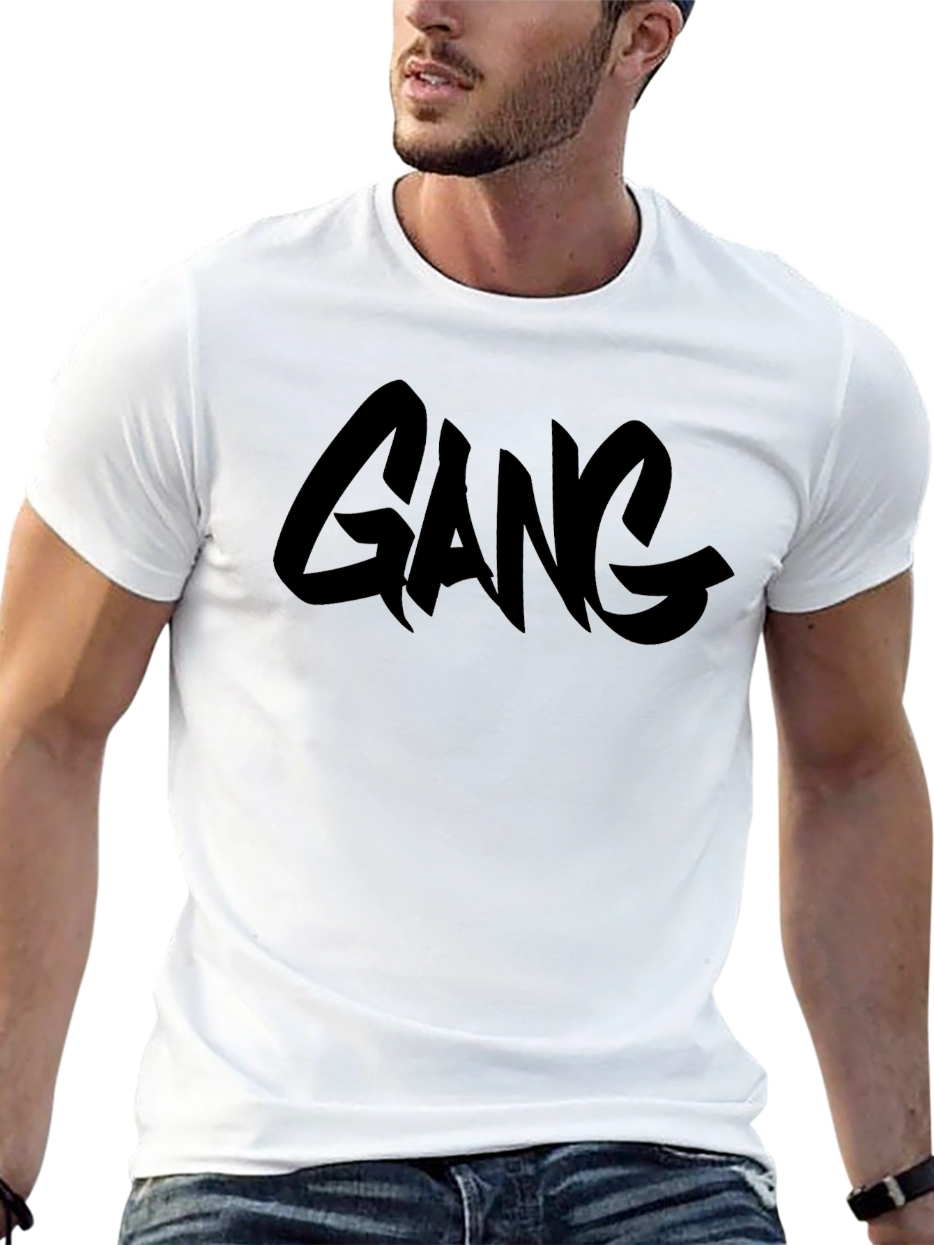 Gang Graphic Black T-Shirt
