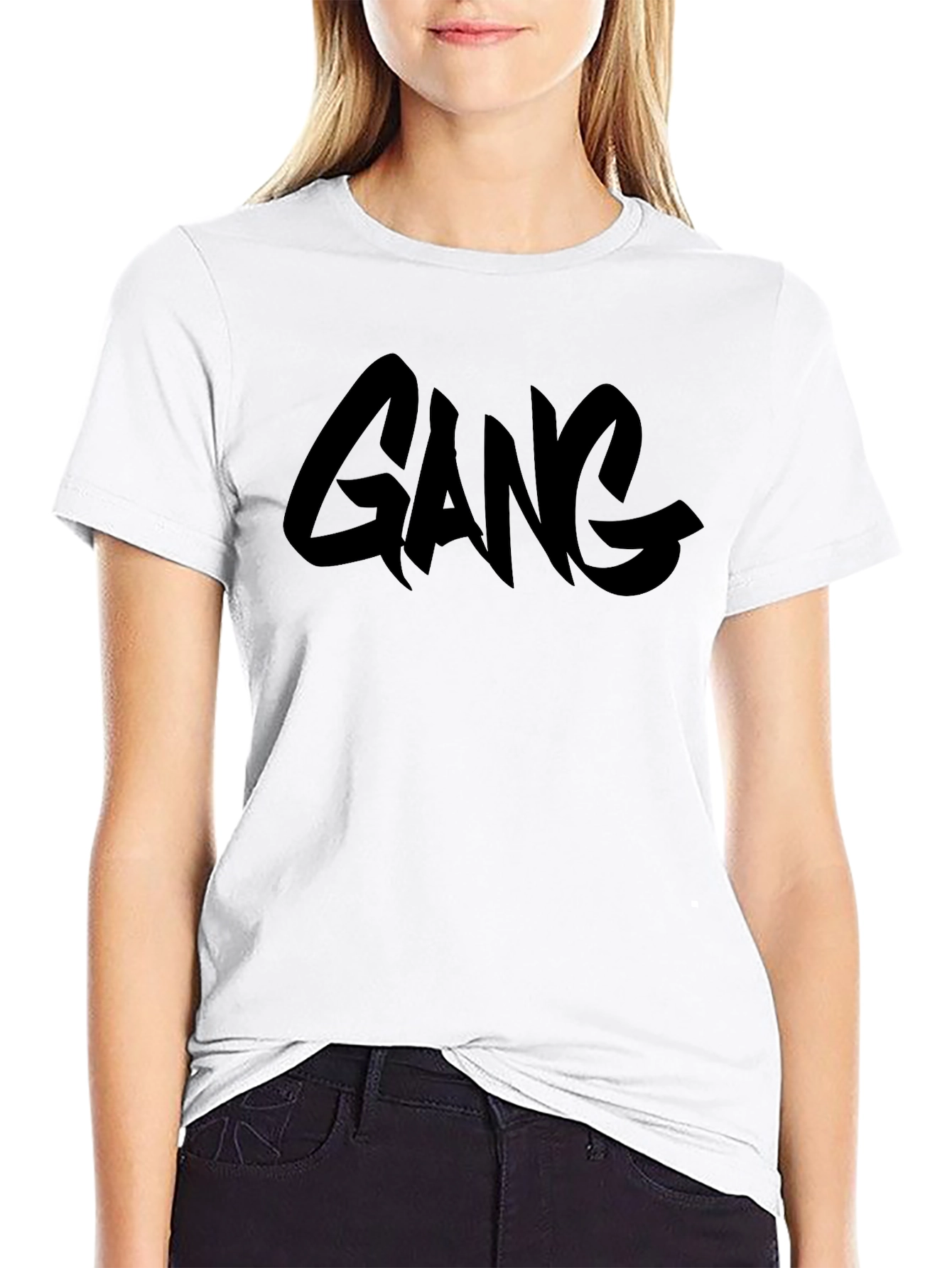 Gang Graphic Black T-Shirt