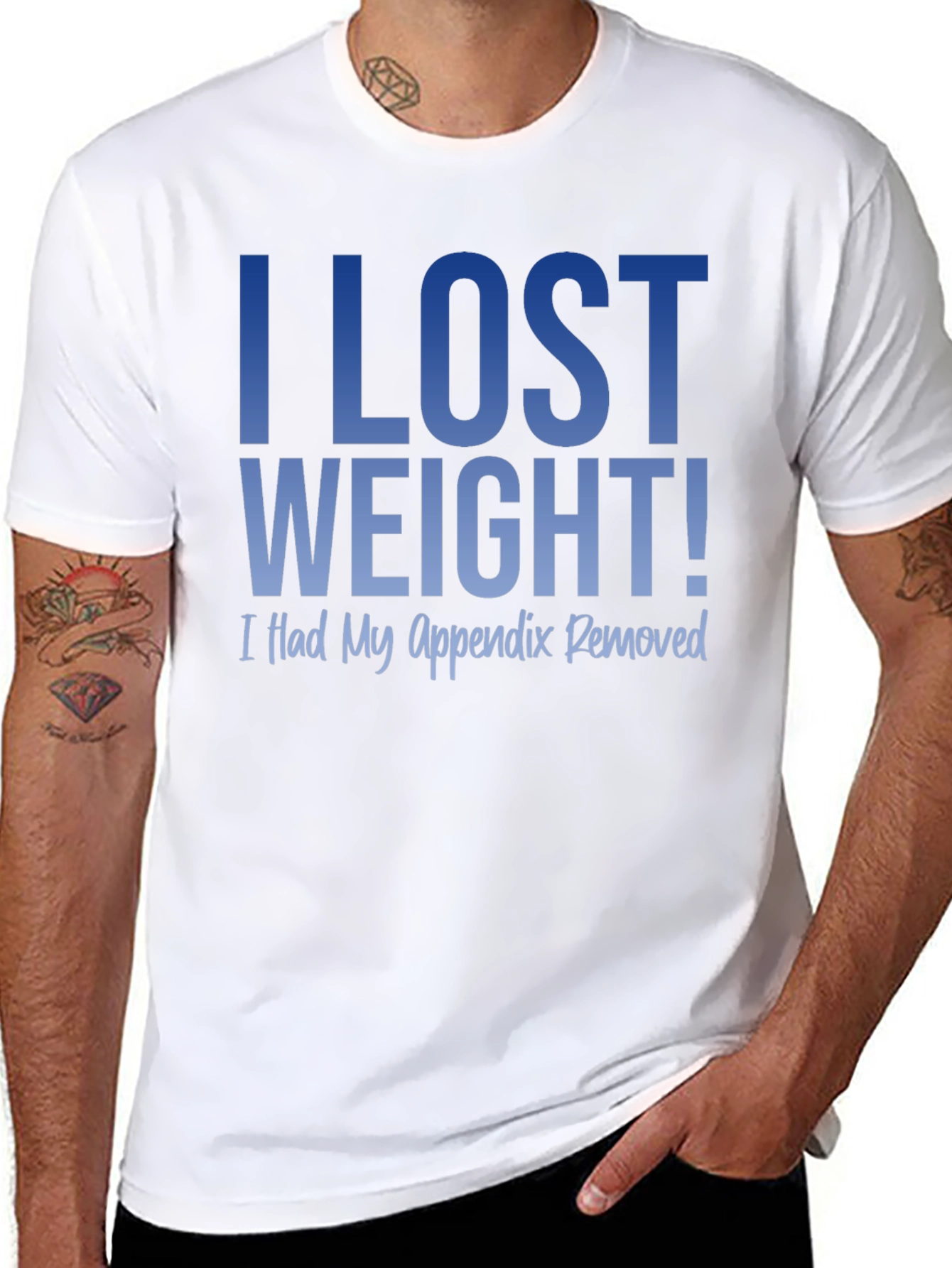 Funny Weight Loss T-Shirt - I Lost Weight!