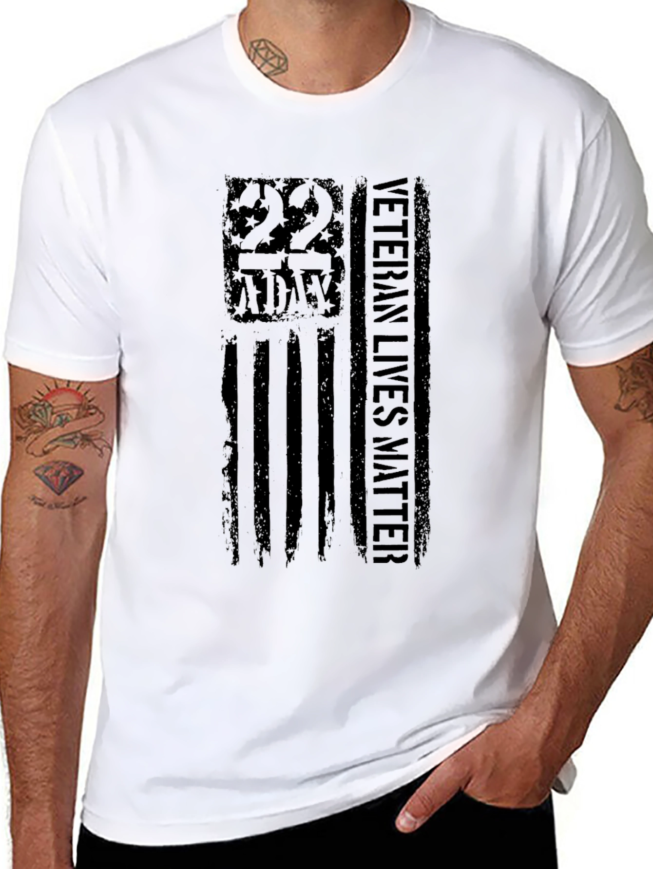 Veteran Lives Matter Black T-Shirt