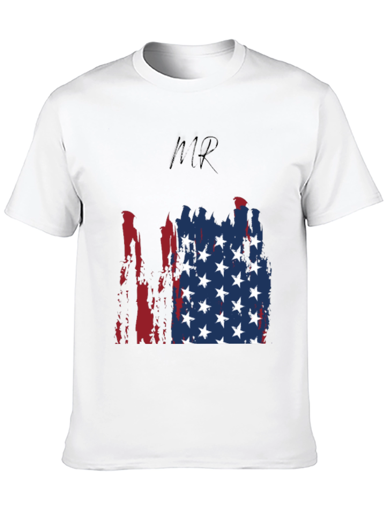 Patriotic MR American Flag Graphic Tee