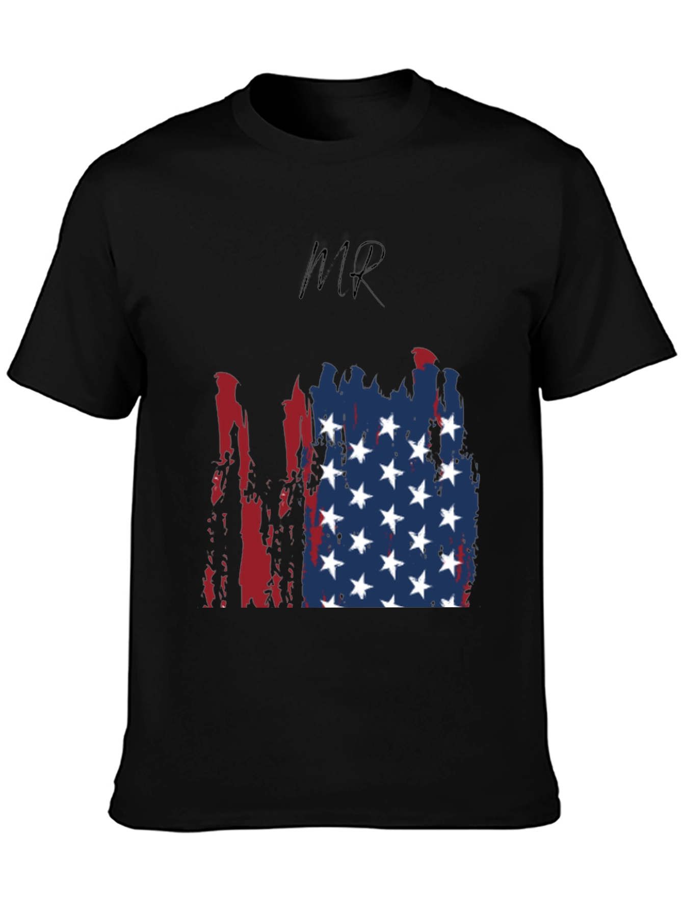 Patriotic MR American Flag Graphic Tee
