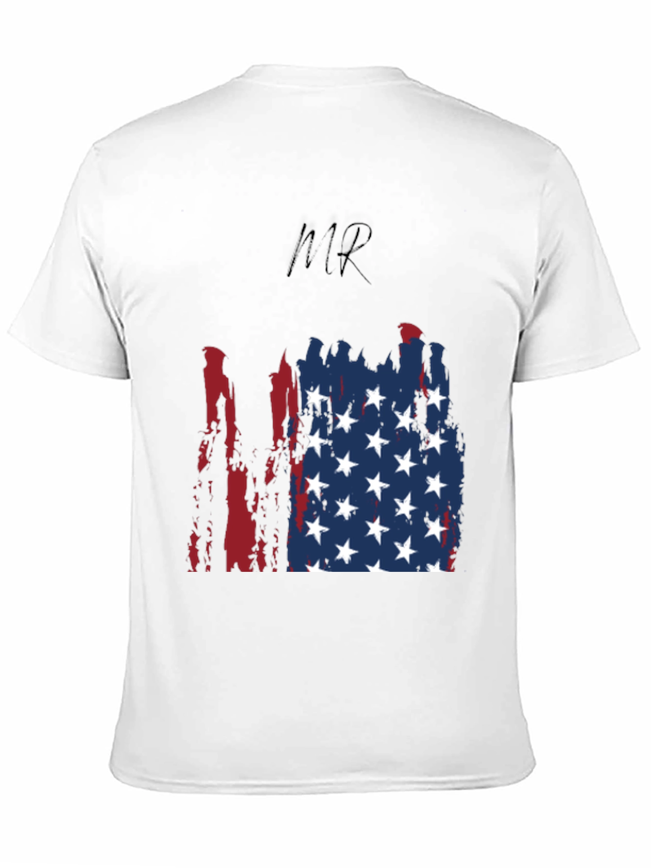Patriotic MR American Flag Graphic Tee