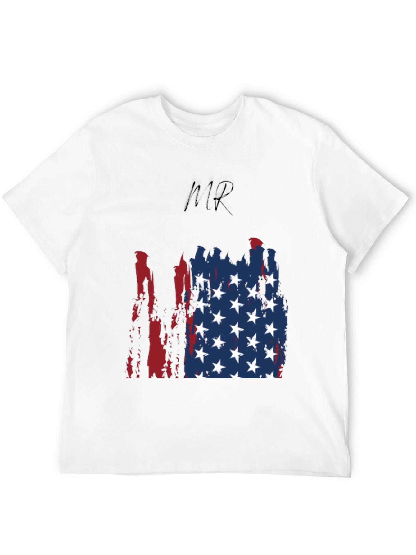 Patriotic MR American Flag Graphic Tee