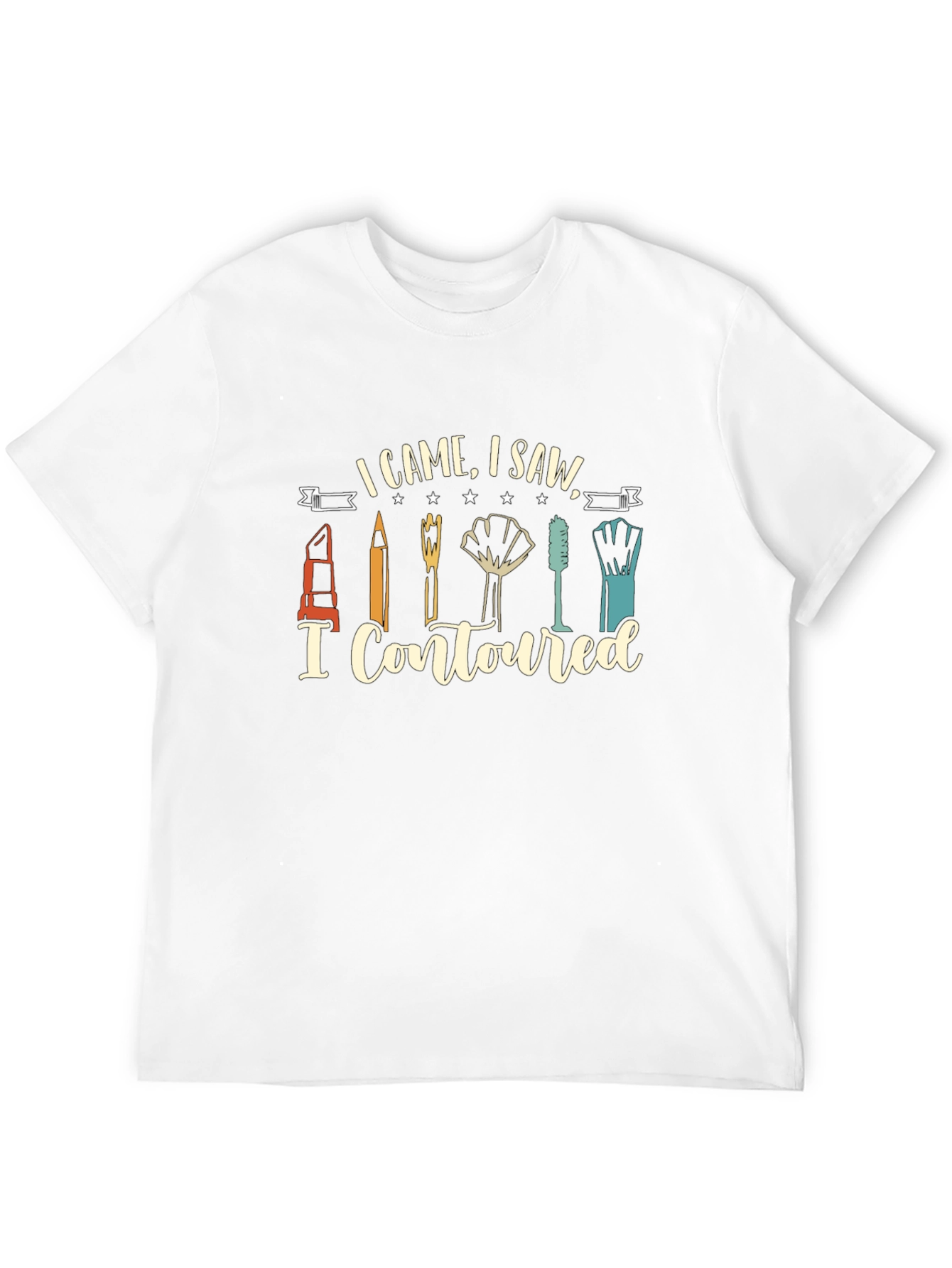 I Came I Saw I Contoured Graphic Tee