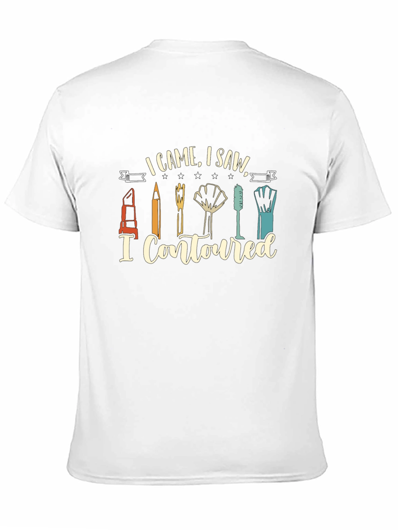 I Came I Saw I Contoured Graphic Tee