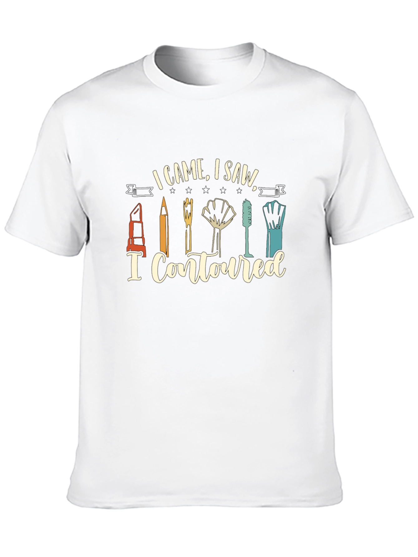 I Came I Saw I Contoured Graphic Tee