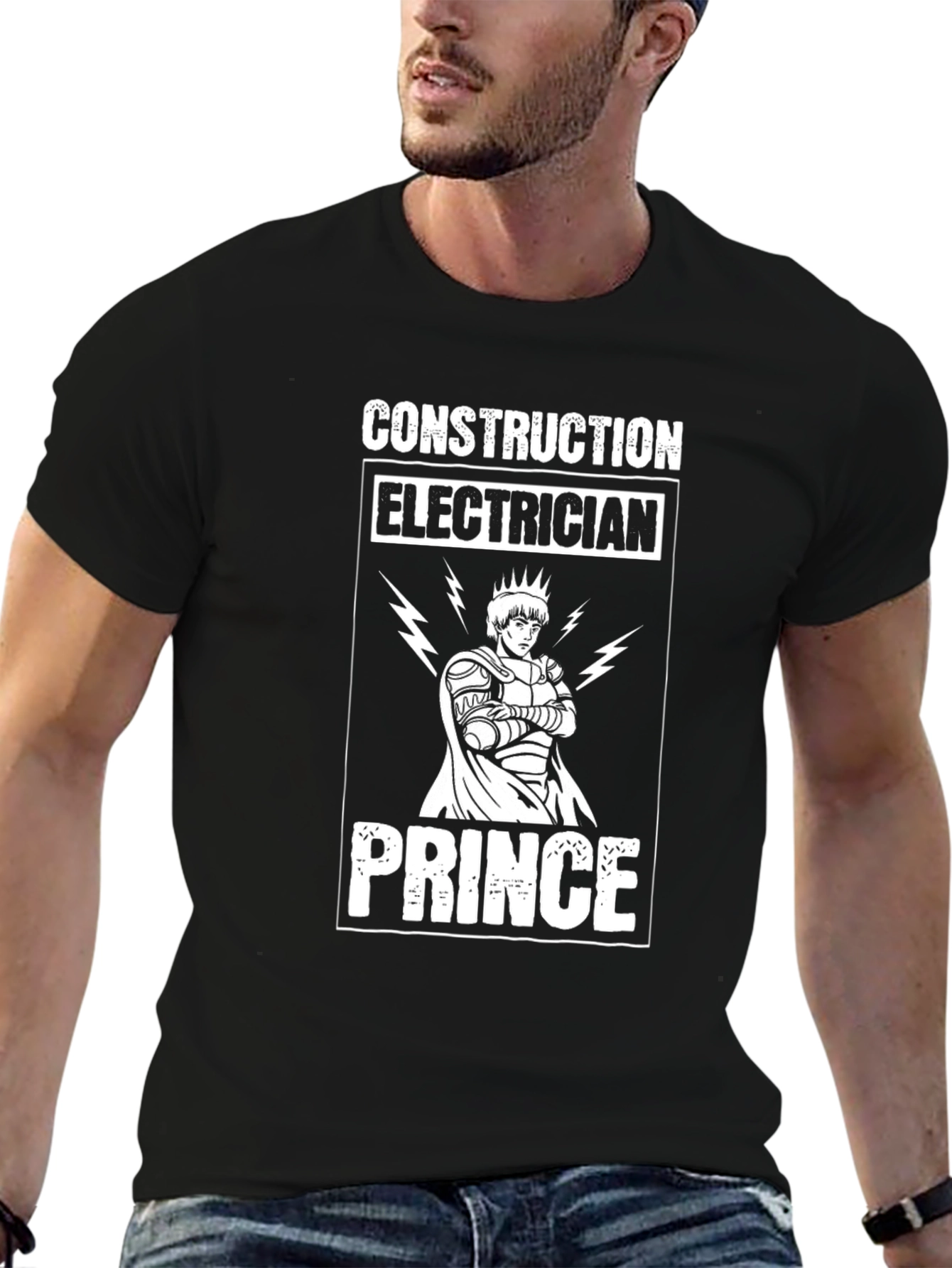 Construction Electrician Prince T-Shirt