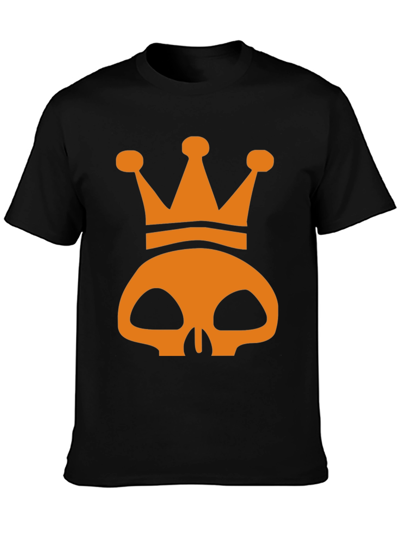 Skull Crown Graphic Tee - Mens Black T-Shirt