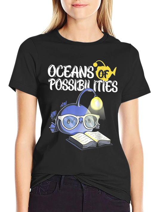Oceans of Possibilities Black T-Shirt