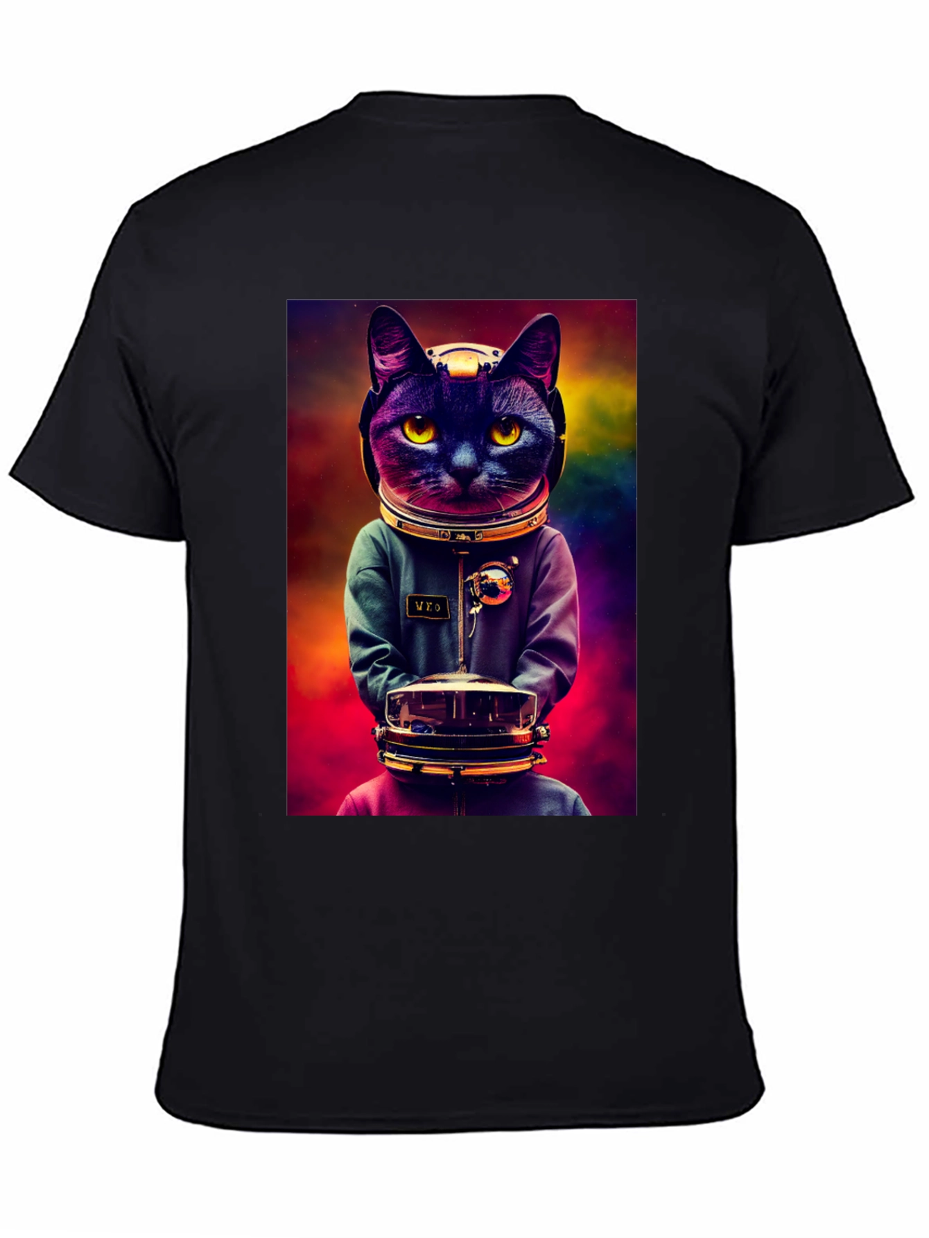 Astronaut Cat Graphic Tee - Space Kitten T-Shirt
