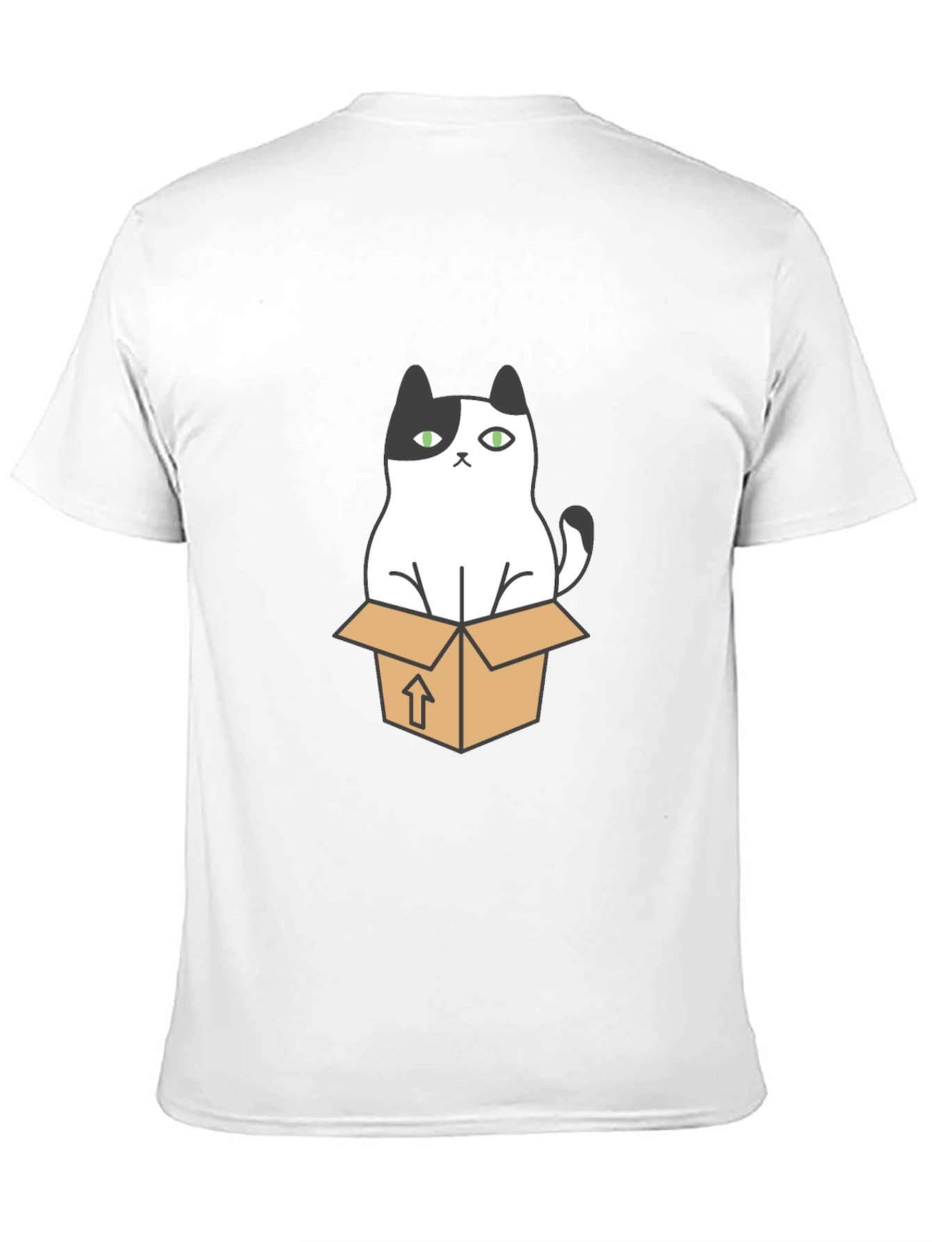 Cat in a Box Graphic T-Shirt