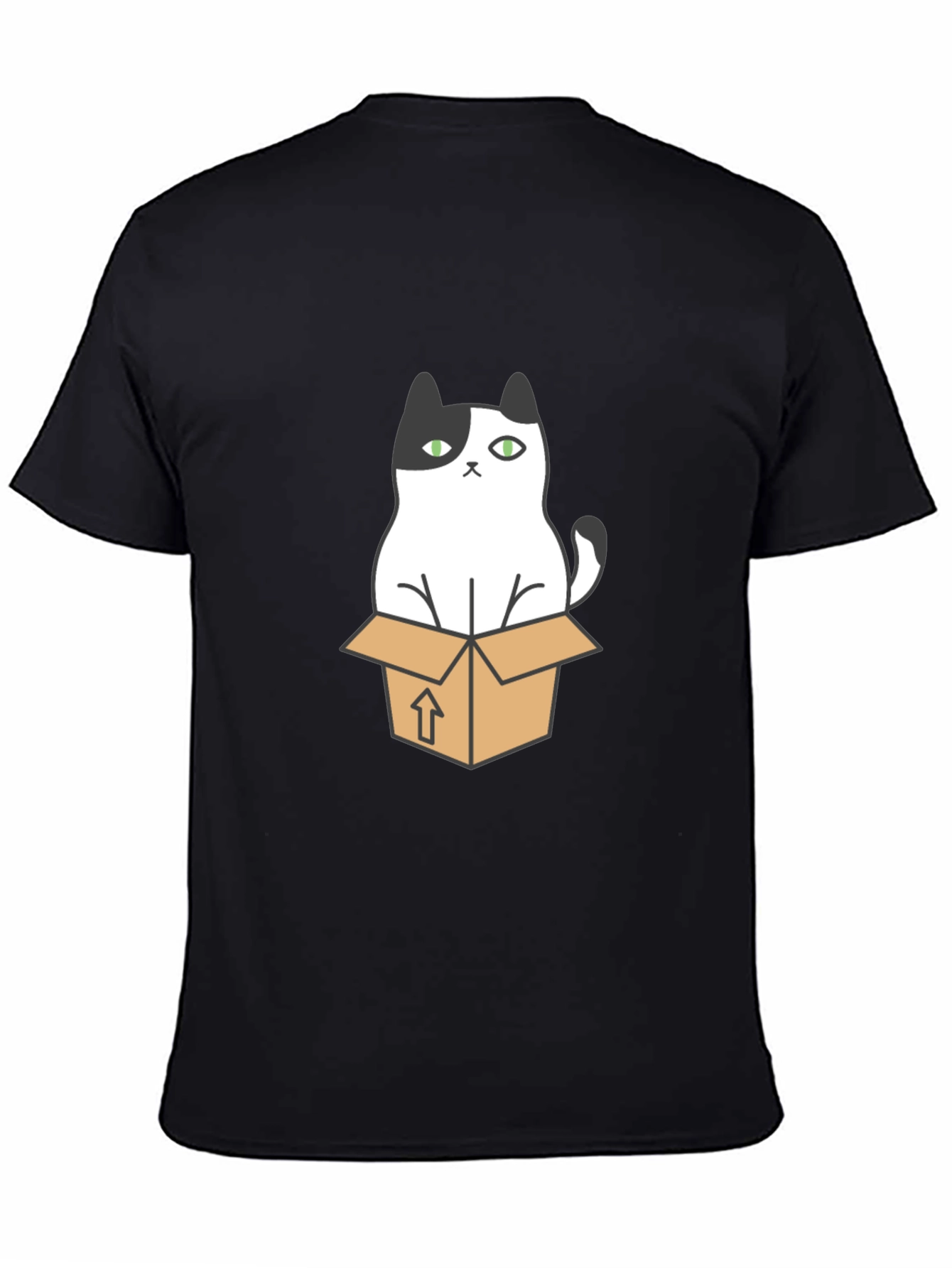 Cat in a Box Graphic T-Shirt