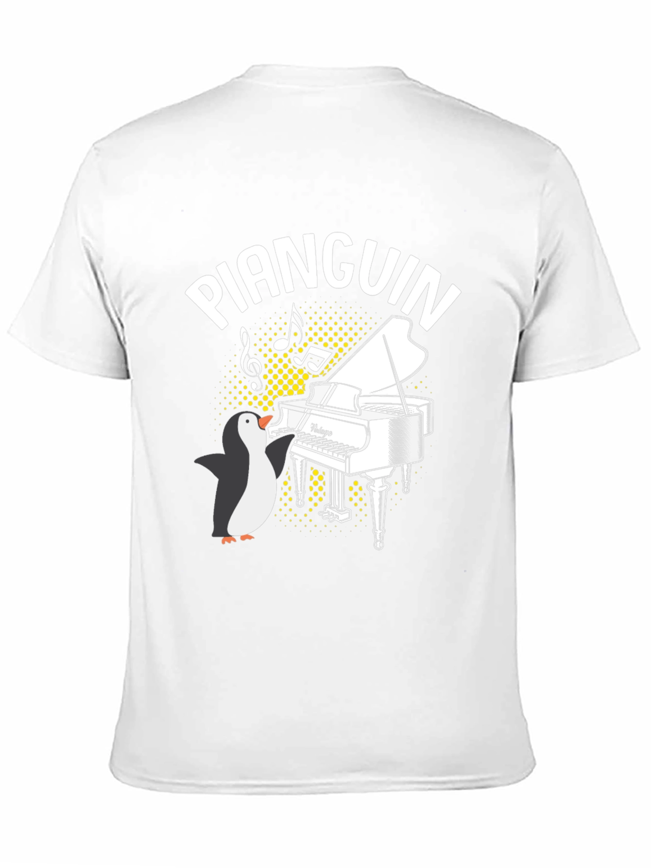 Pianquin Penguin Piano T-Shirt - Music Lover Tee