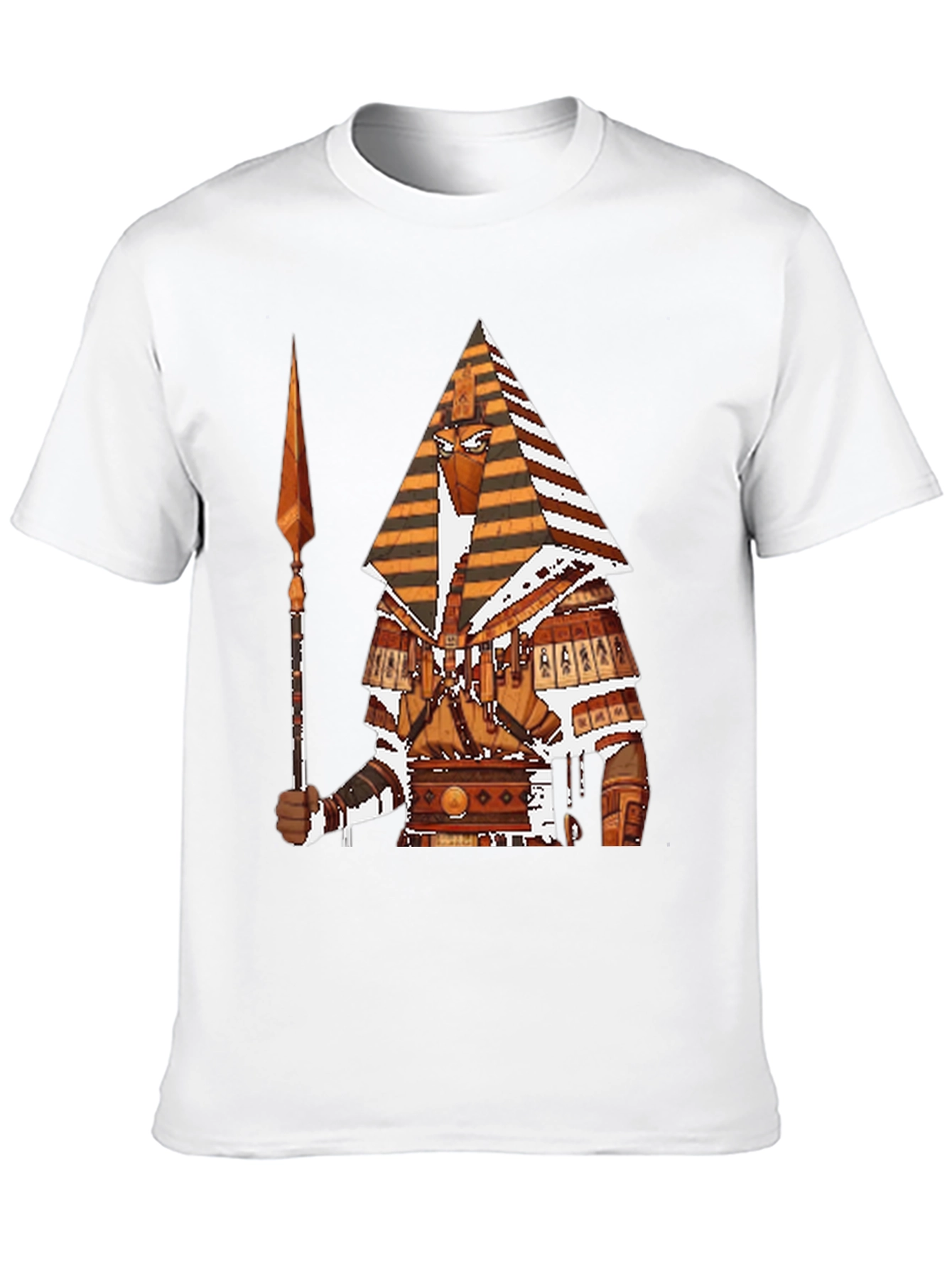 Egyptian Pharaoh Graphic T-Shirt - Black Cotton Tee