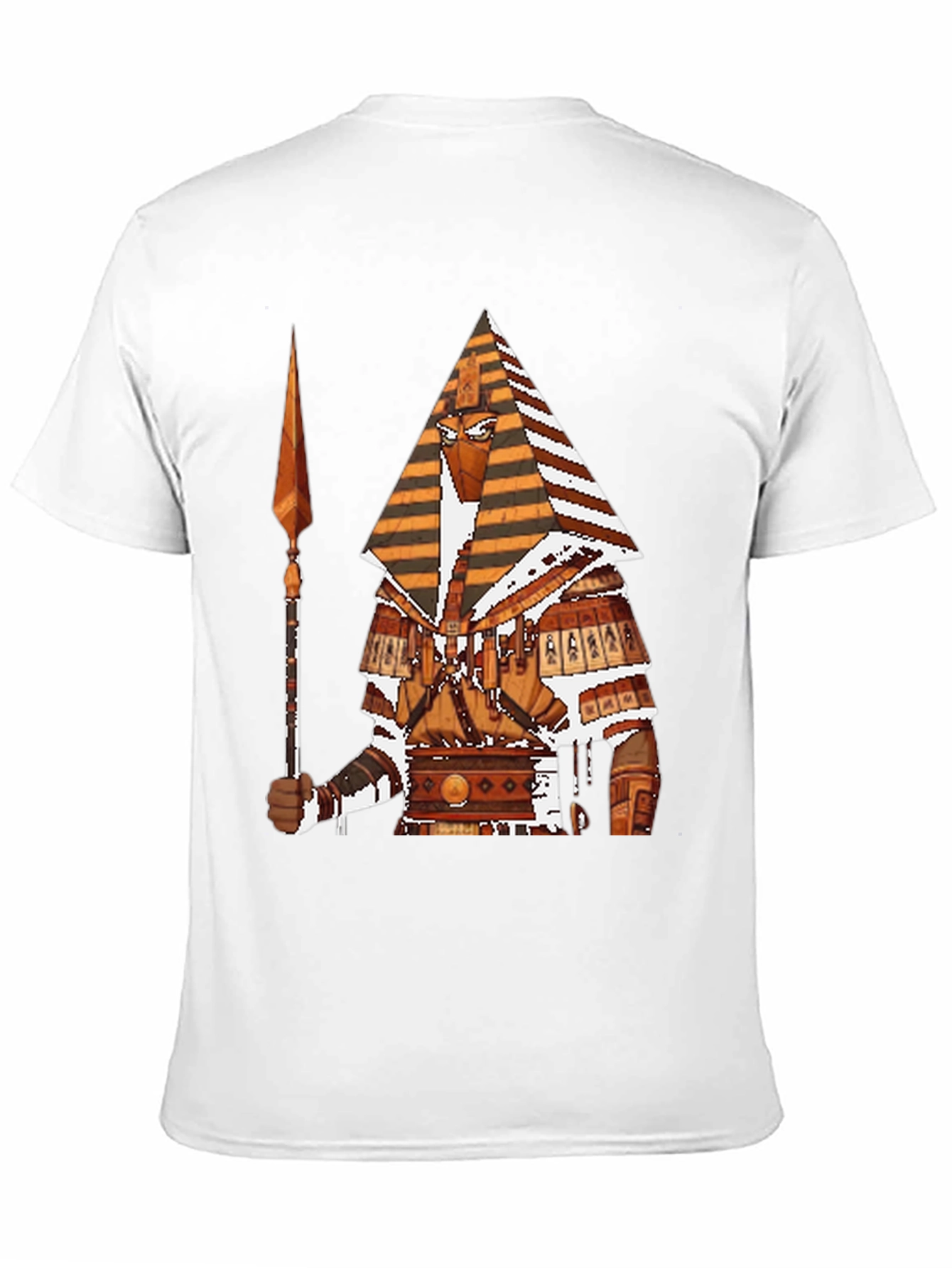 Egyptian Pharaoh Graphic T-Shirt - Black Cotton Tee