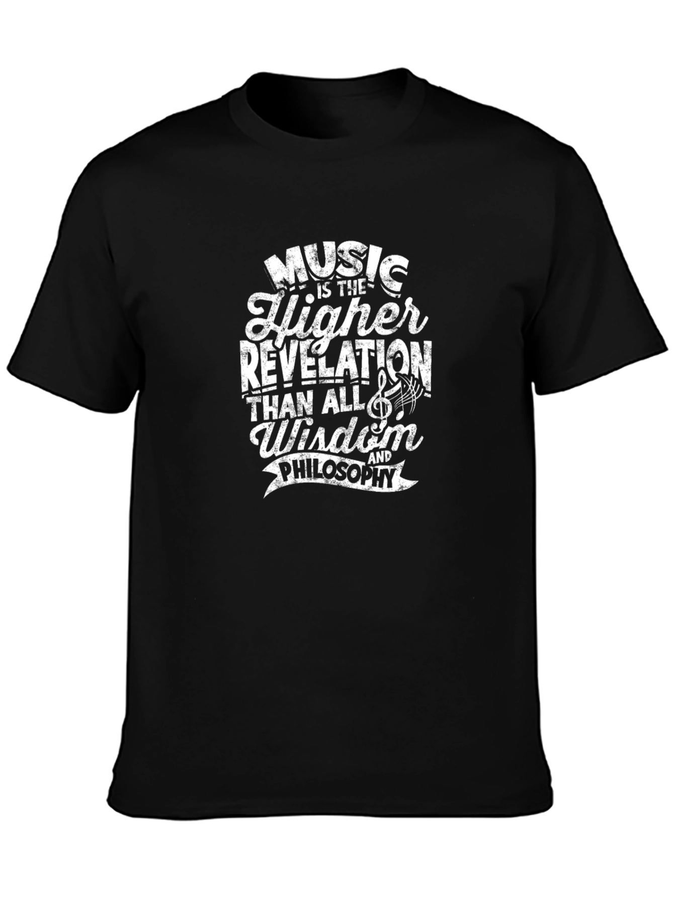 Music Higher Revelation Graphic T-Shirt - Black