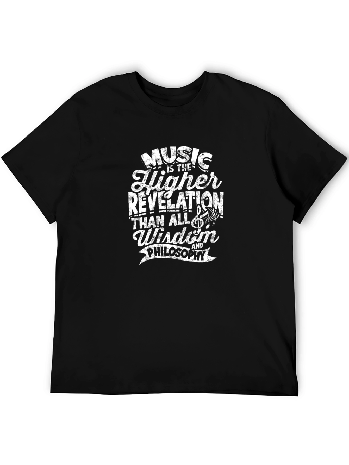 Music Higher Revelation Graphic T-Shirt - Black