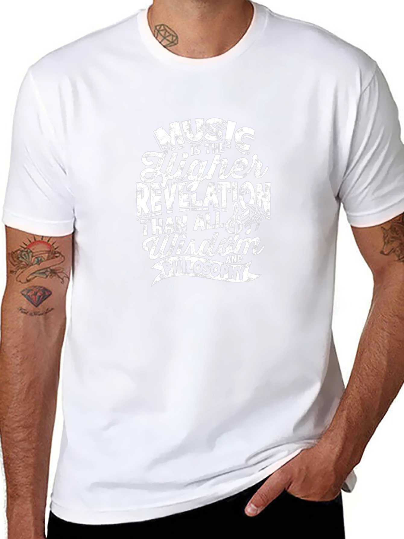 Music Higher Revelation Graphic T-Shirt - Black