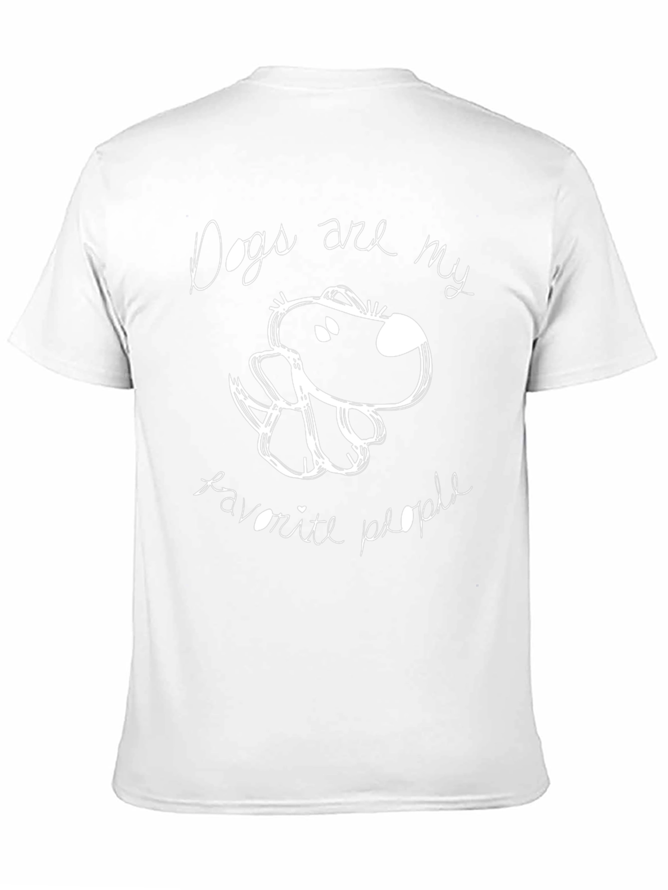 Dogs Are My Favorite People T-Shirt