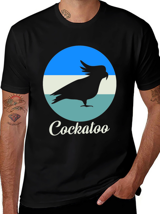 Cockatoo Graphic T-Shirt - Black