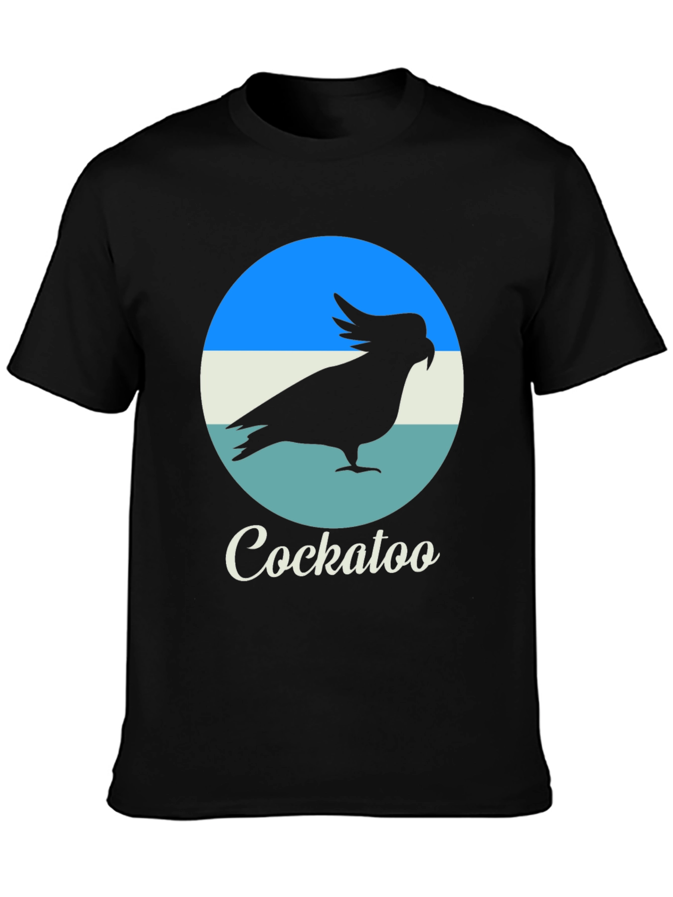 Cockatoo Graphic T-Shirt - Black
