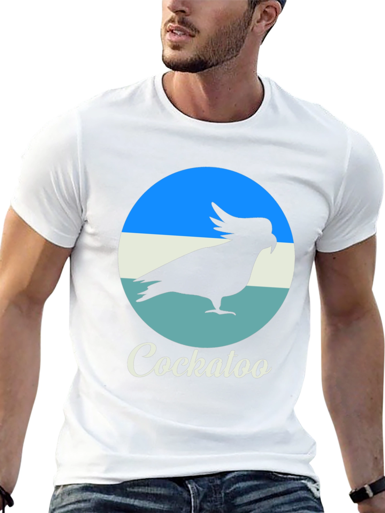 Cockatoo Graphic T-Shirt - Black