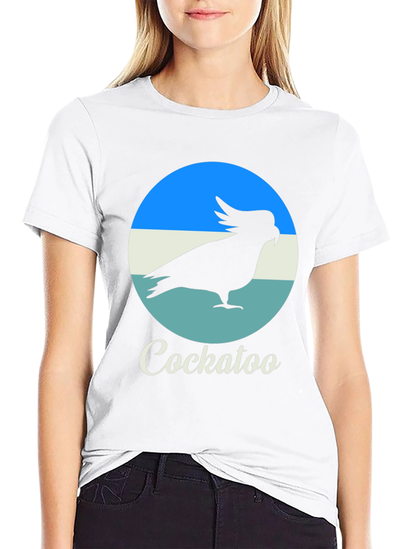 Cockatoo Graphic T-Shirt - Black