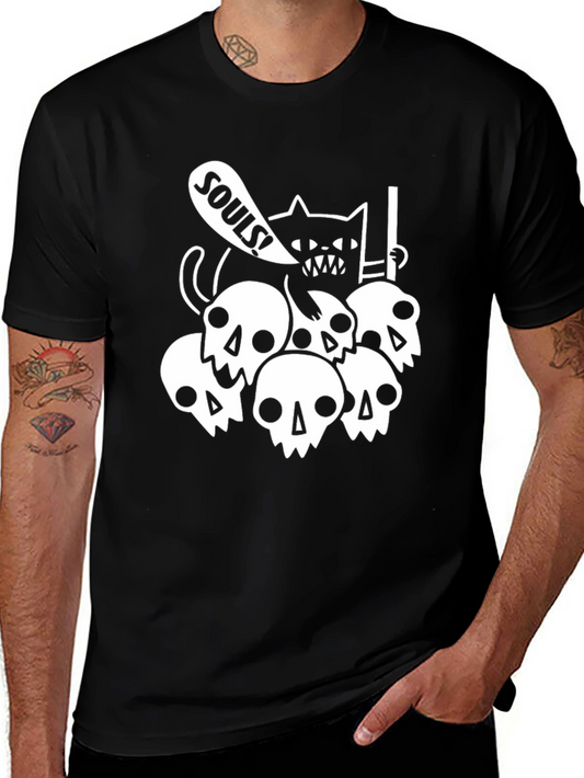 Souls Cat Graphic T-Shirt