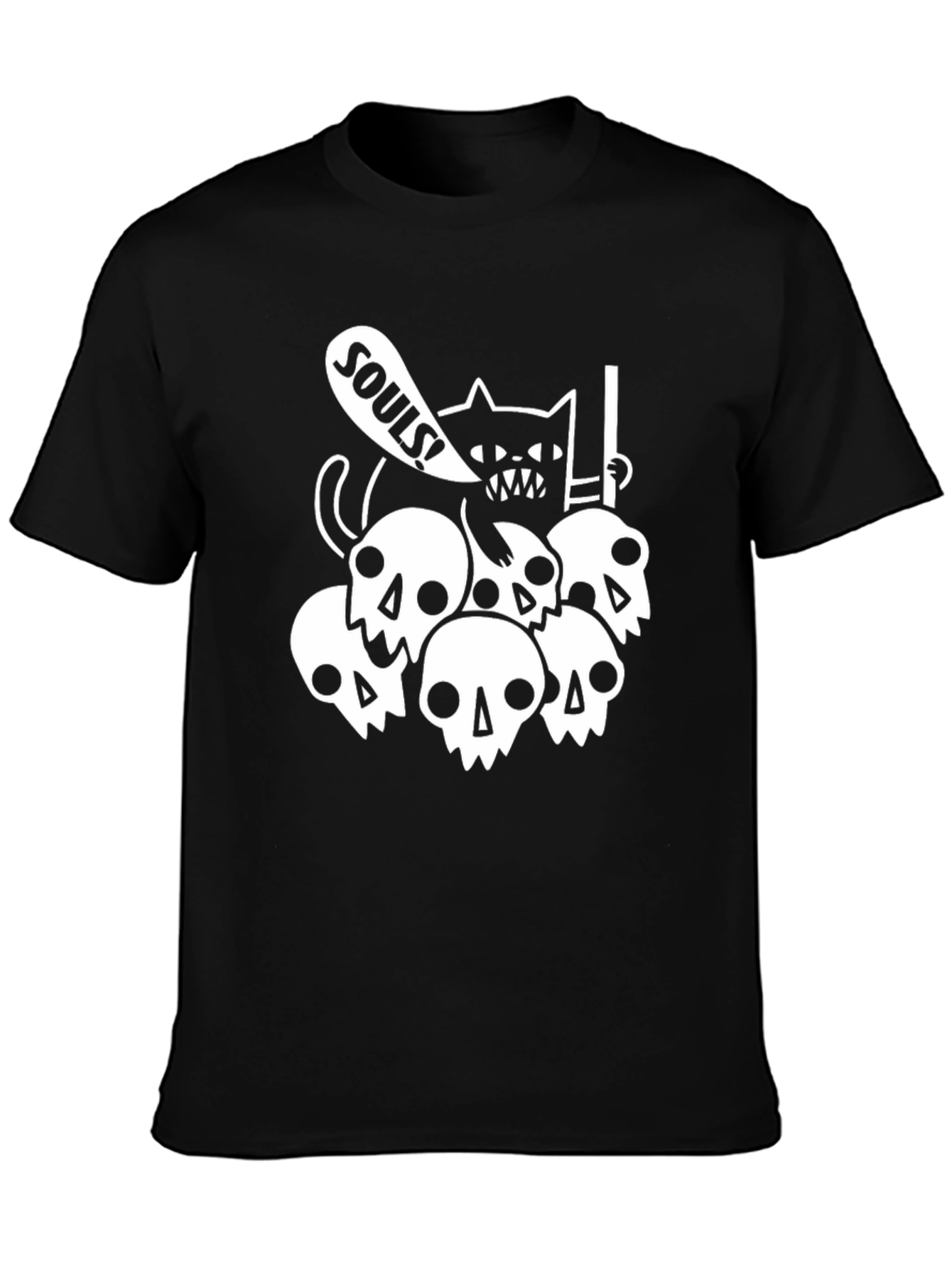 Souls Cat Graphic T-Shirt