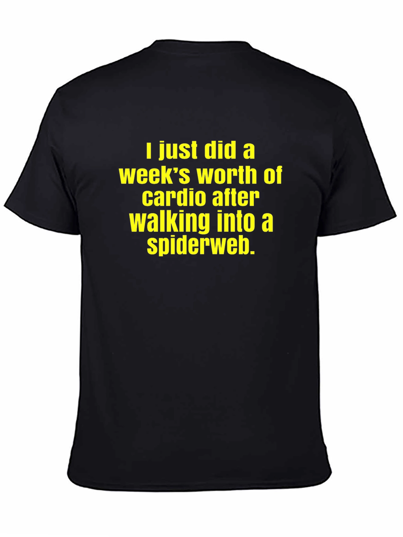 Cardio Spiderweb T-Shirt Funny Workout Tee