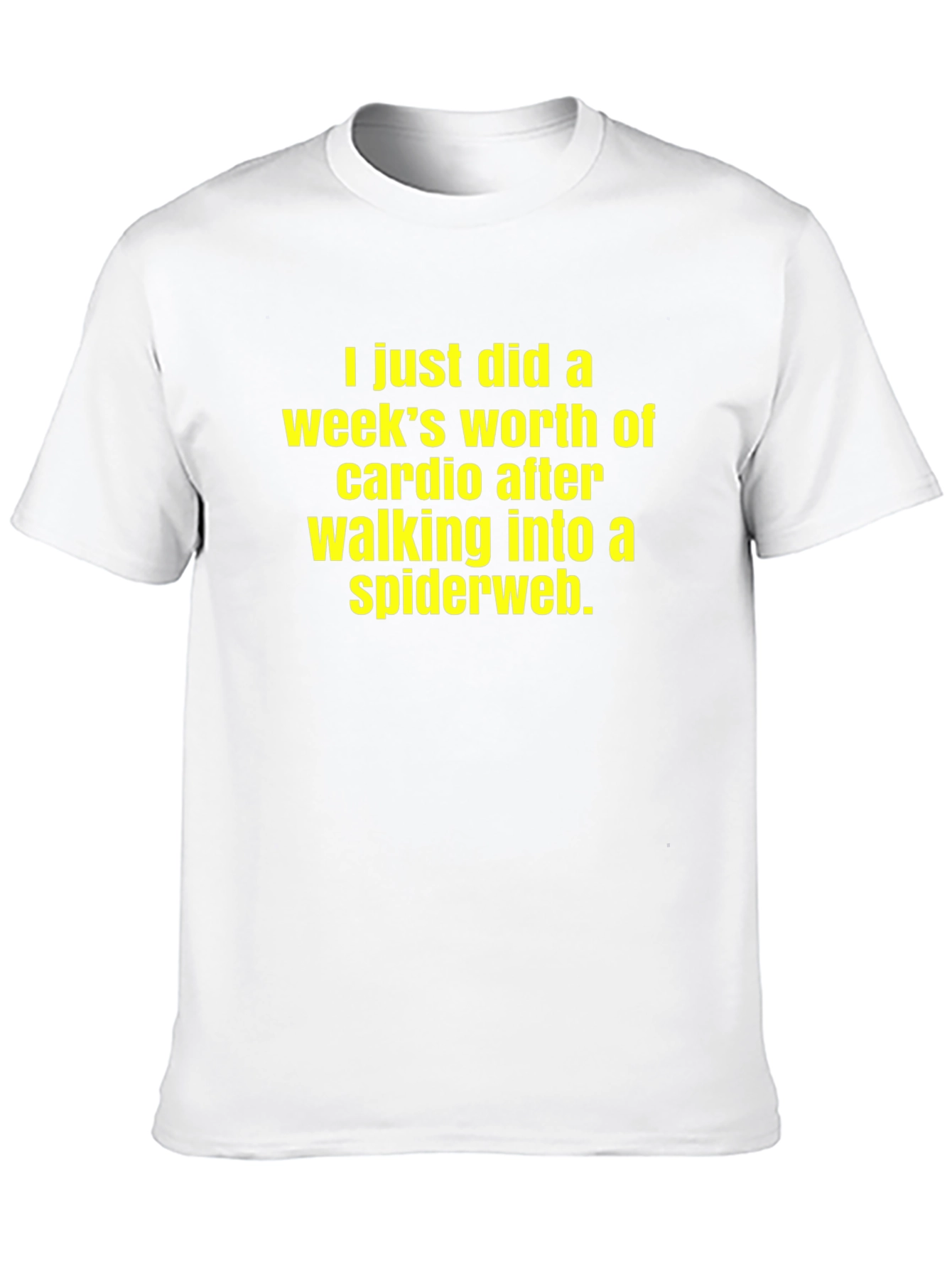 Cardio Spiderweb T-Shirt Funny Workout Tee