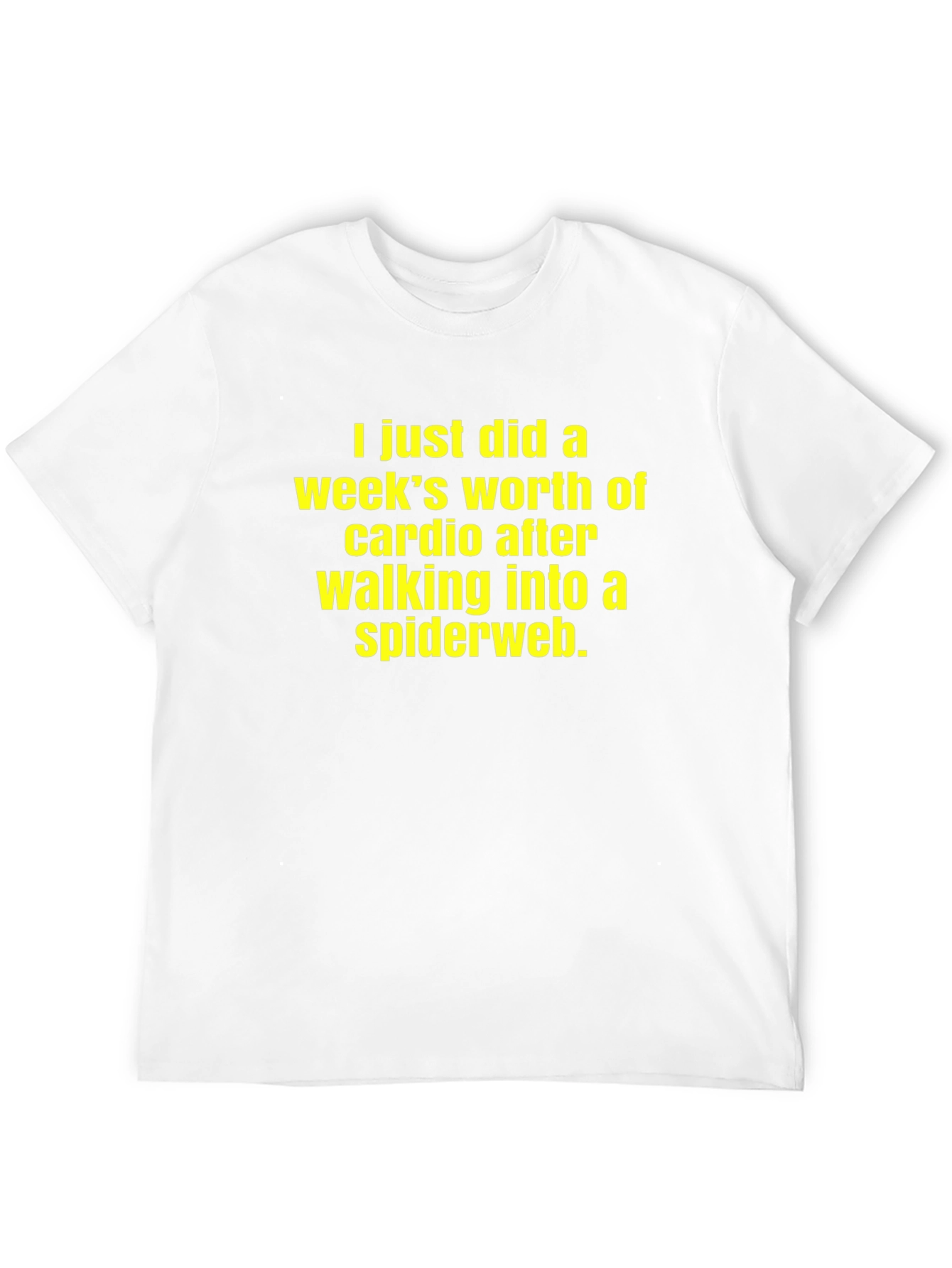 Cardio Spiderweb T-Shirt Funny Workout Tee