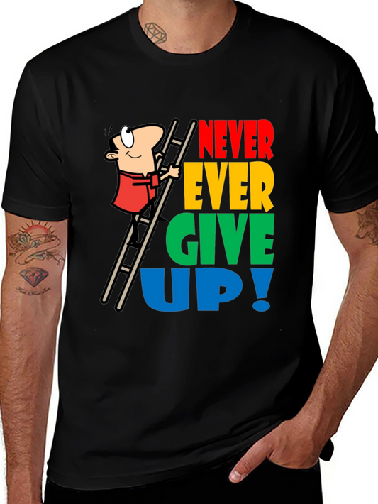 Never Give Up Graphic T-Shirt