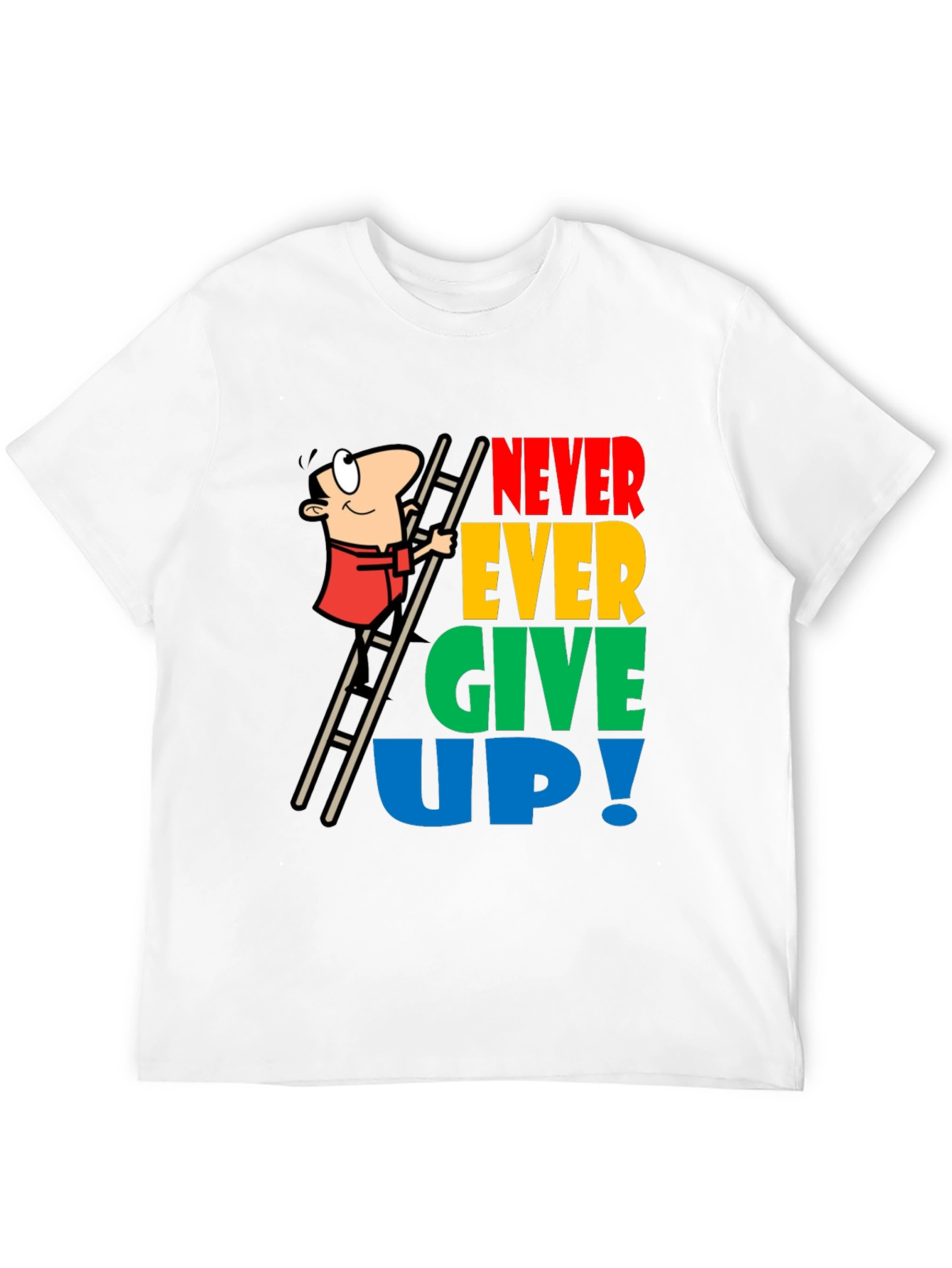 Never Give Up Graphic T-Shirt
