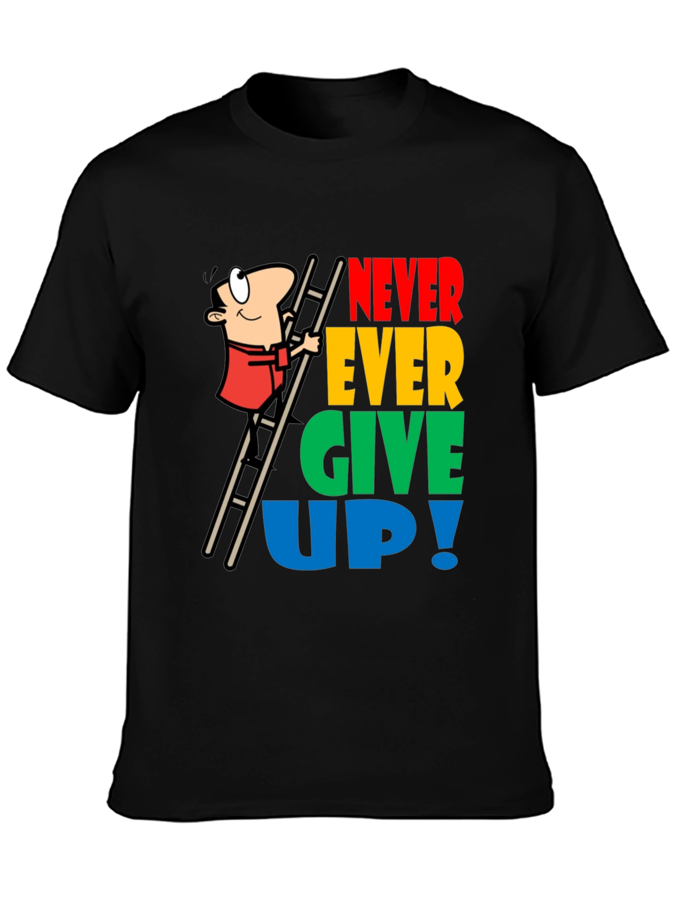 Never Give Up Graphic T-Shirt